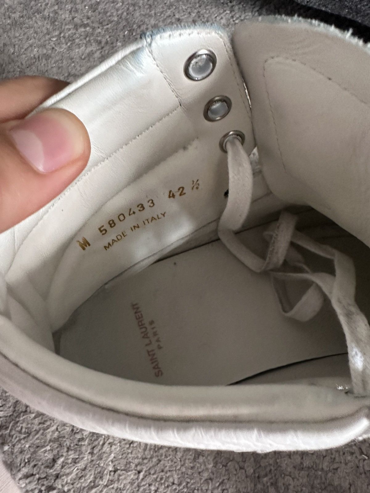 Saint Laurent Paris Saint Laurent SL/10H Hi top Size US 9.5 / EU 42-43 - 9 Thumbnail