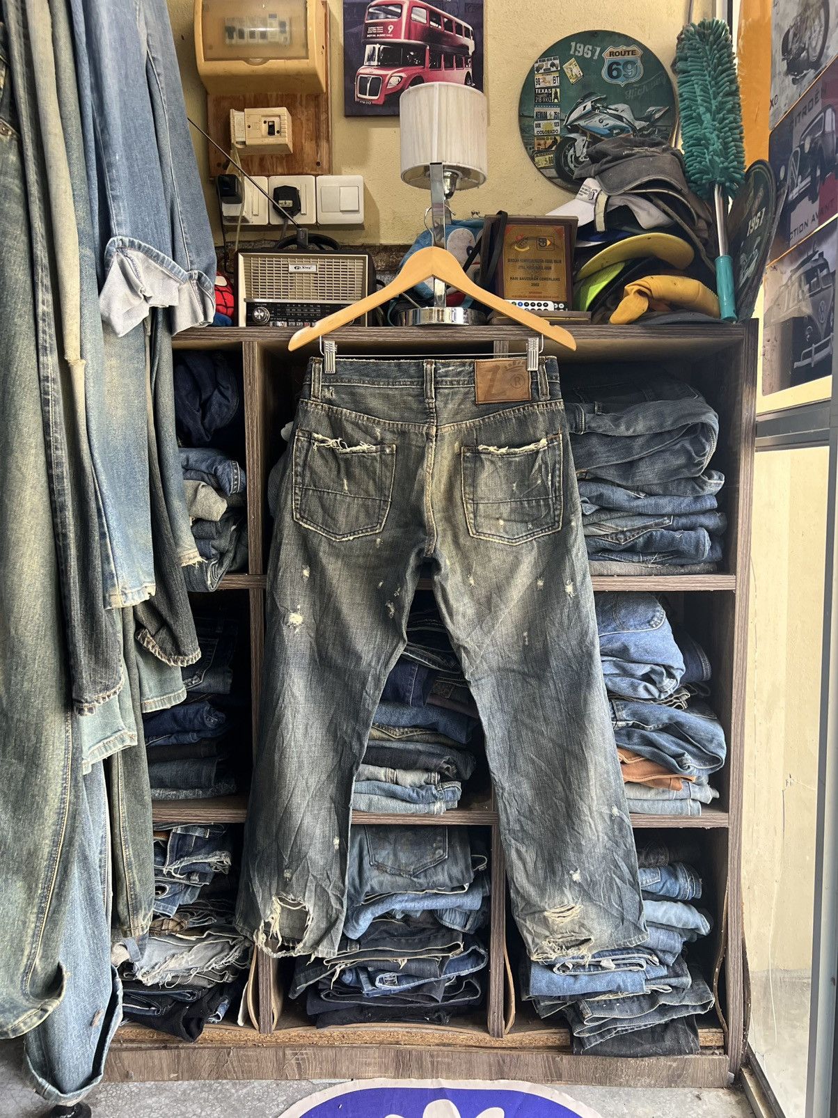 Z Brand 🔥Vintage Z Brand Distressed Denim Size US 31 - 2 Thumbnail