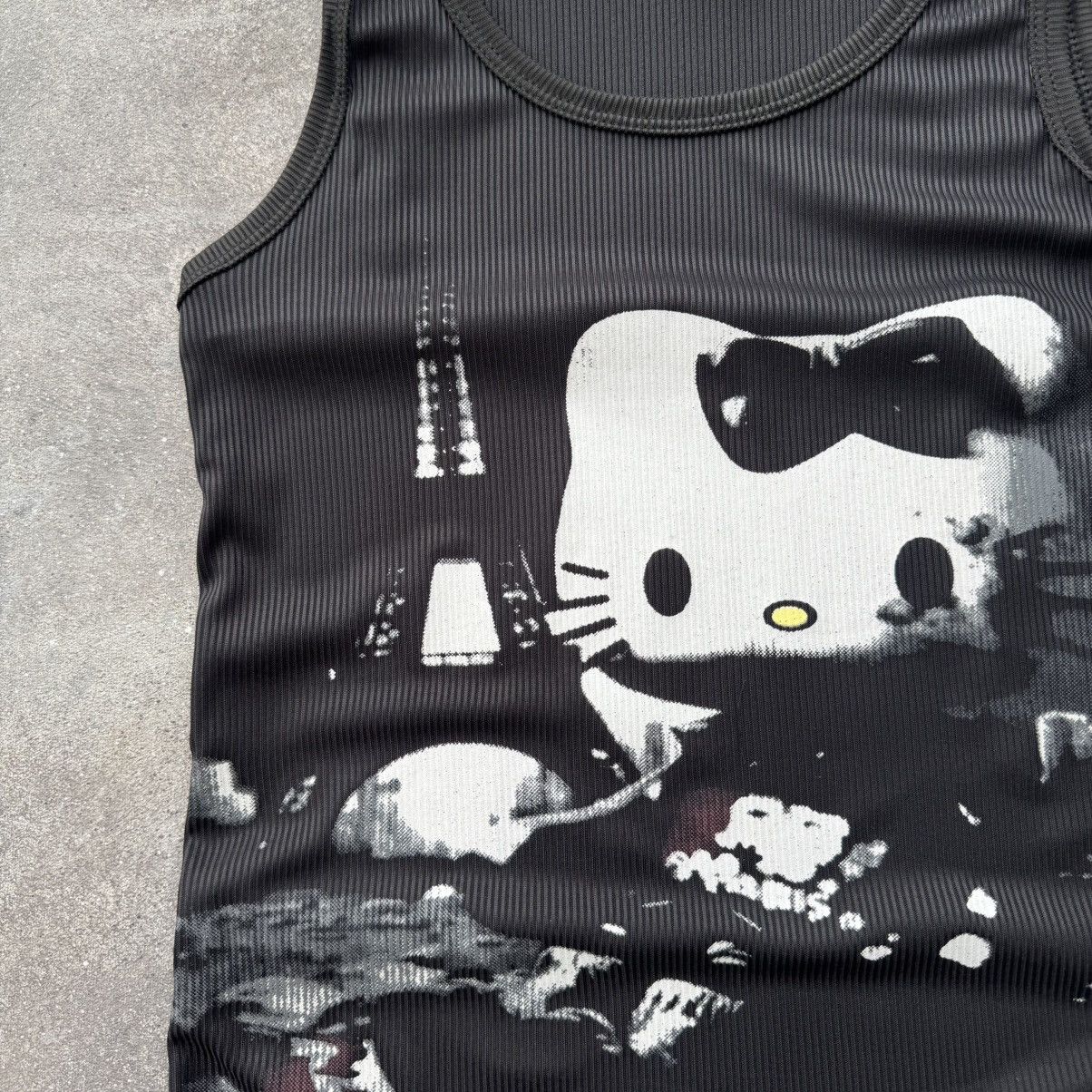 Hysteric Glamour Hello Kitty Y2K Vintage Super Glamour Ribbed Tank Top Size M / US 6-8 / IT 42-44 - 3 Thumbnail