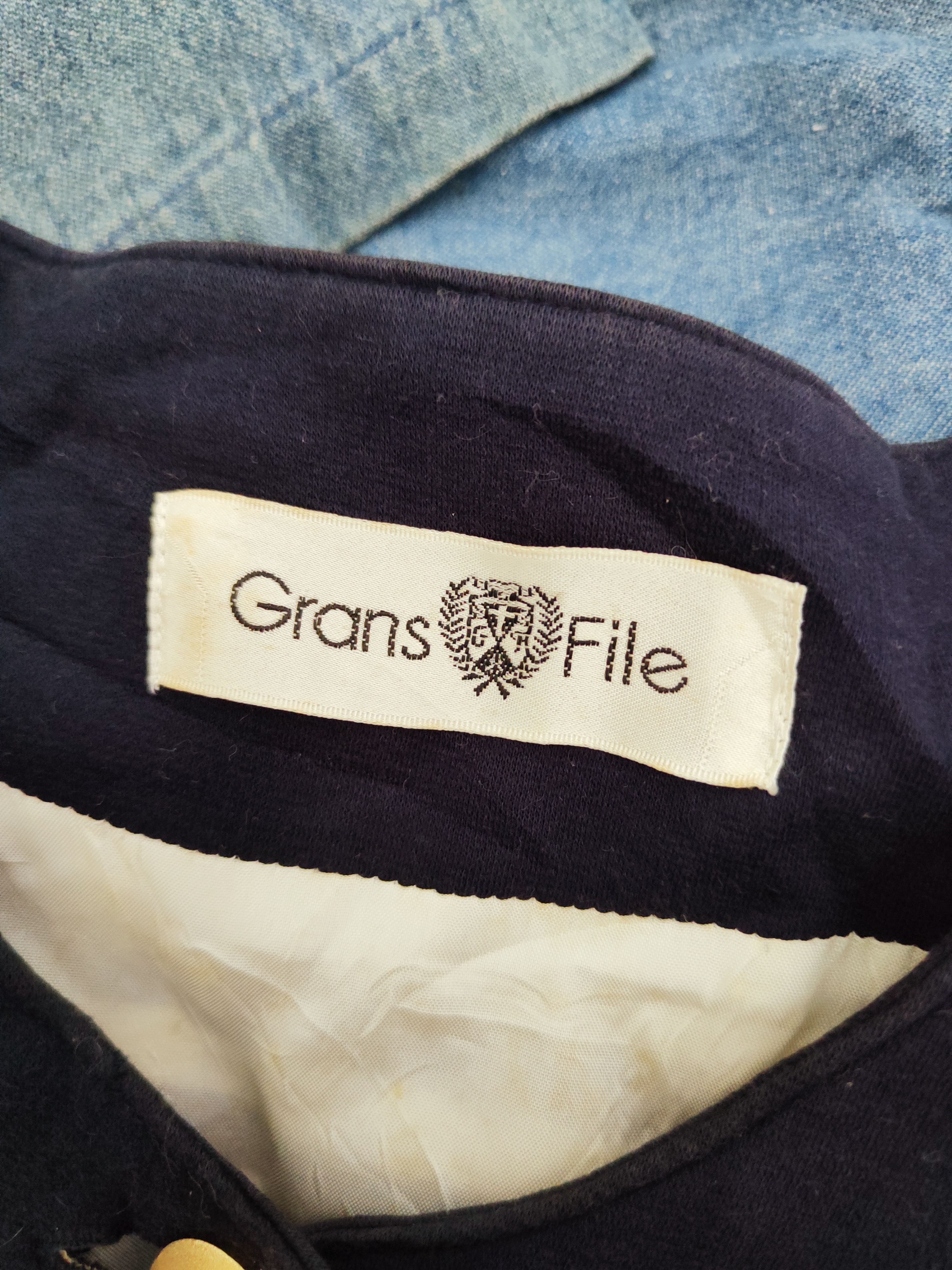 Vintage Luxury Design 💥 Grans File Dark Blue Stripe Jackets Size M / US 6-8 / IT 42-44 - 11 Thumbnail