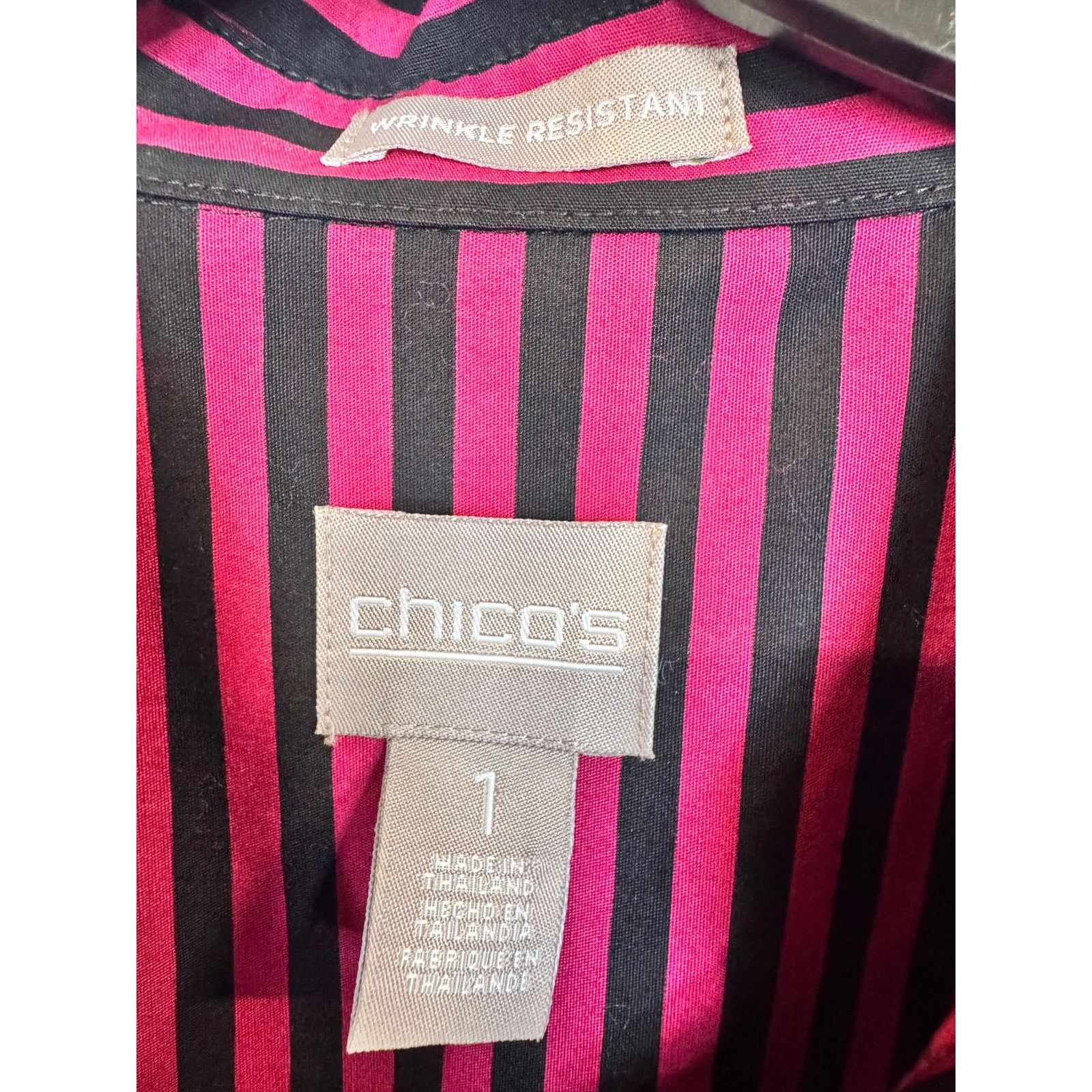 Other Chico's Button Up Shirt Women's Size 1 = Small Size S / US 4 / IT 40 - 3 Thumbnail