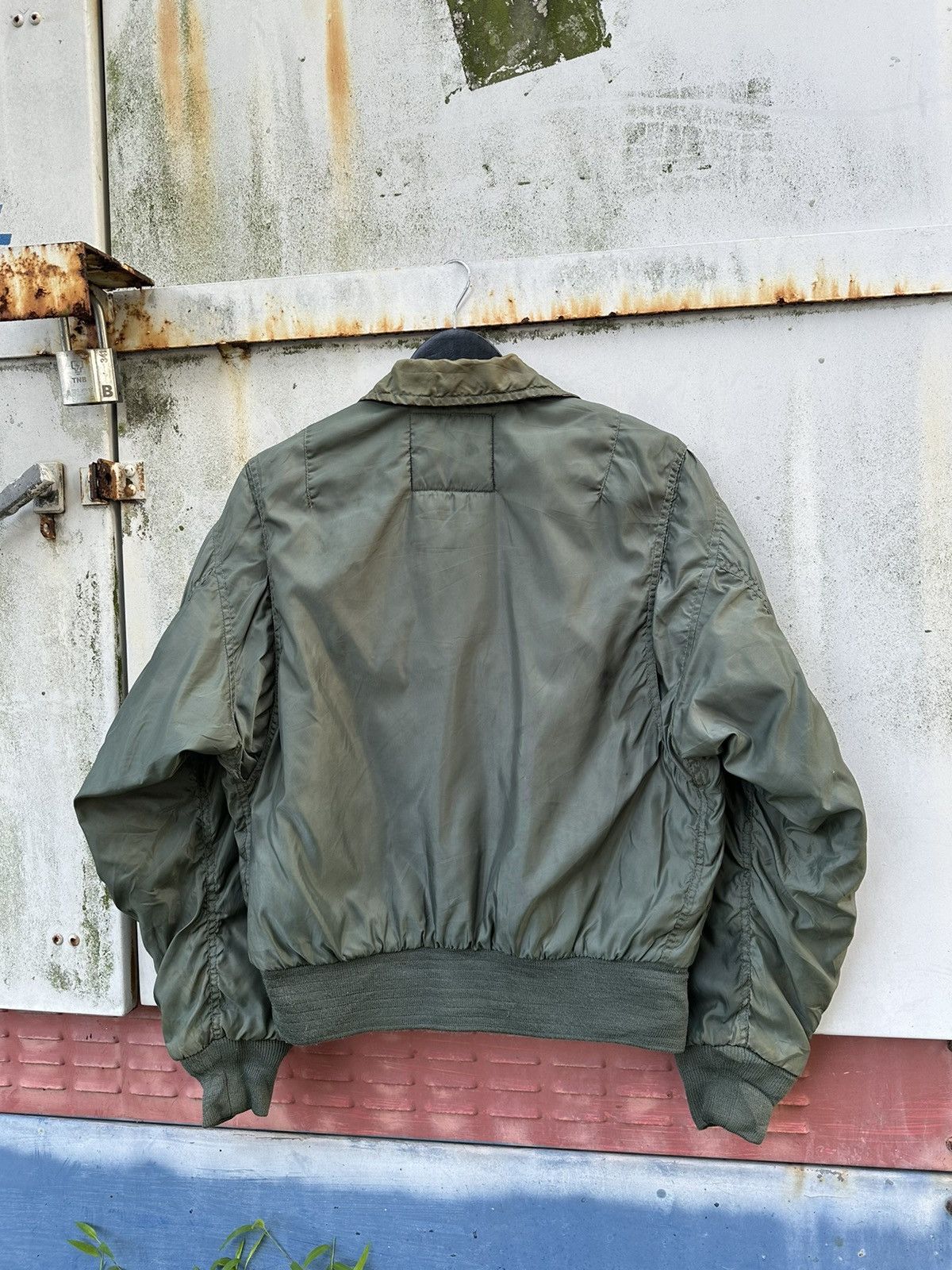 Vintage 🪖Vintage Faded MA-1 Man Intermediate Bomber Jacket Size US M / EU 48-50 / 2 - 8 Thumbnail