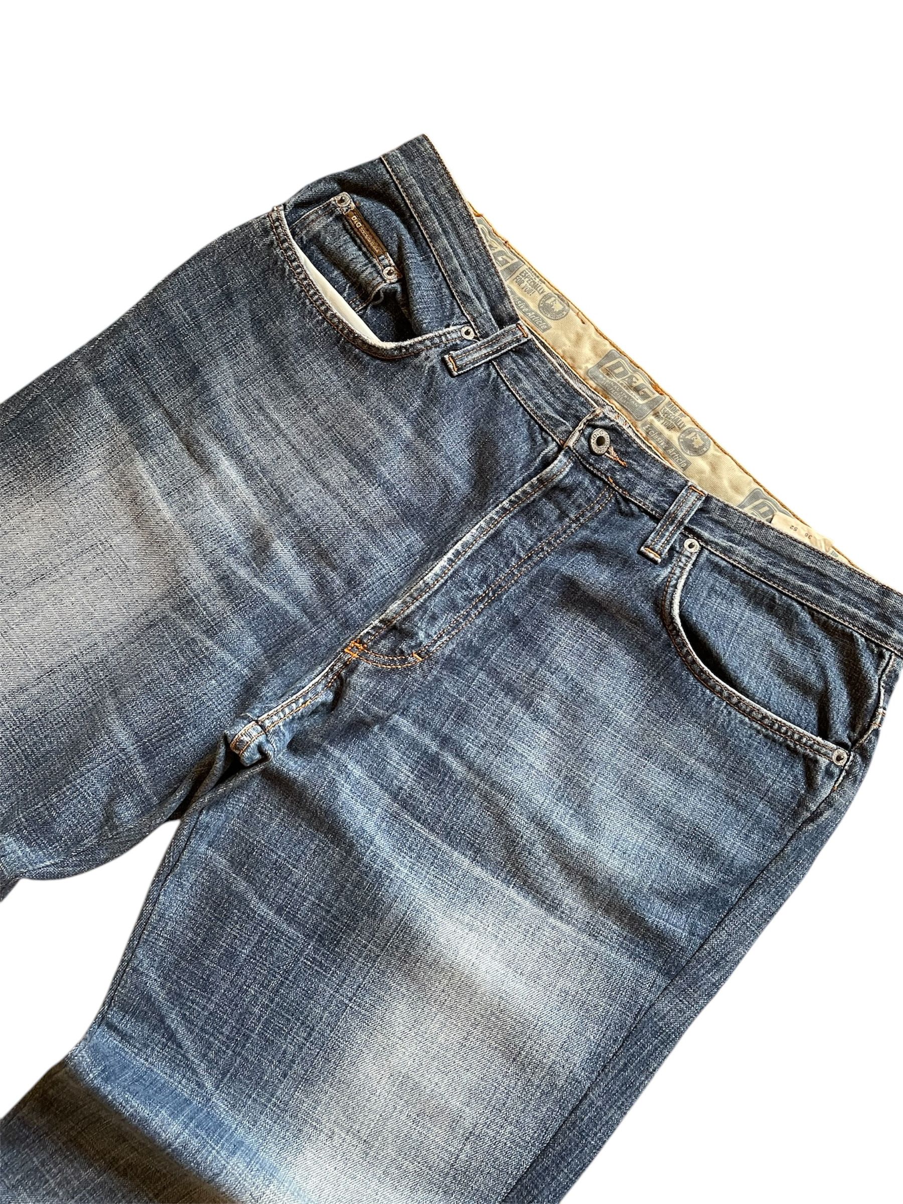 Dolce & Gabbana Dolce Gabbana SS2004 Denim Jeans Size US 36 / EU 52 - 2 Thumbnail