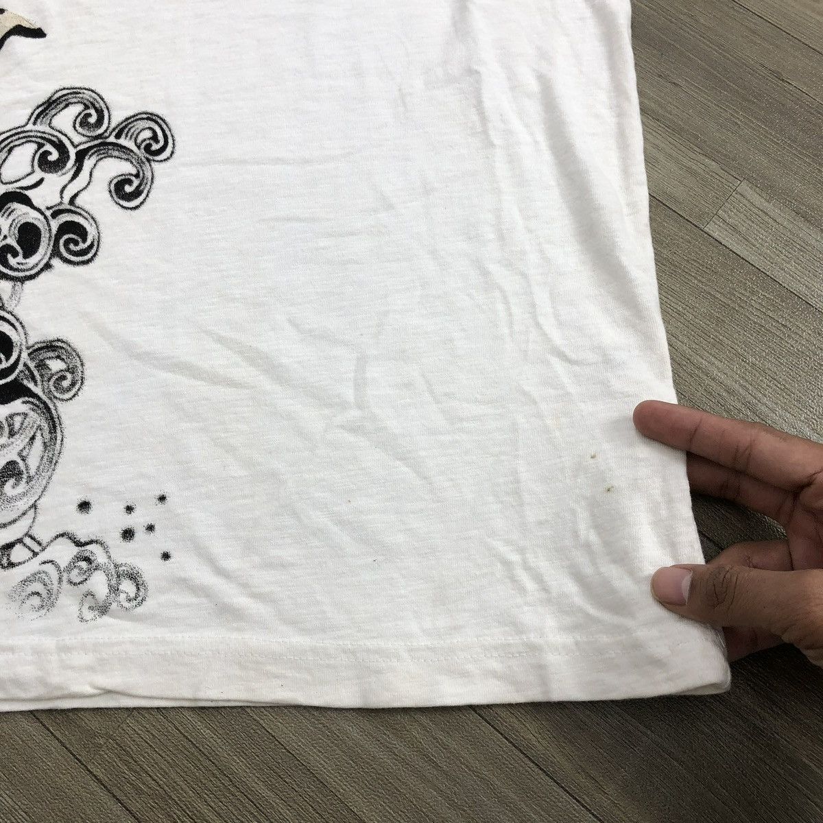 Karakuri Tamashii Vintage Karakuri Tamashii Koi Japanese Polo Shirt Ed Hardy Size US L / EU 52-54 / 3 - 7 Thumbnail
