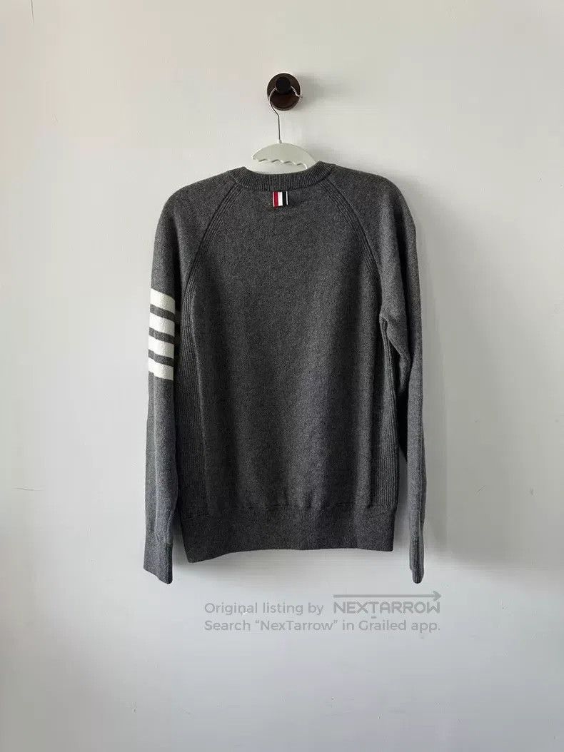 Thom Browne Thom Browne Medium Gray Cashmere Sweater Size US S / EU 44-46 / 1 - 2 Thumbnail