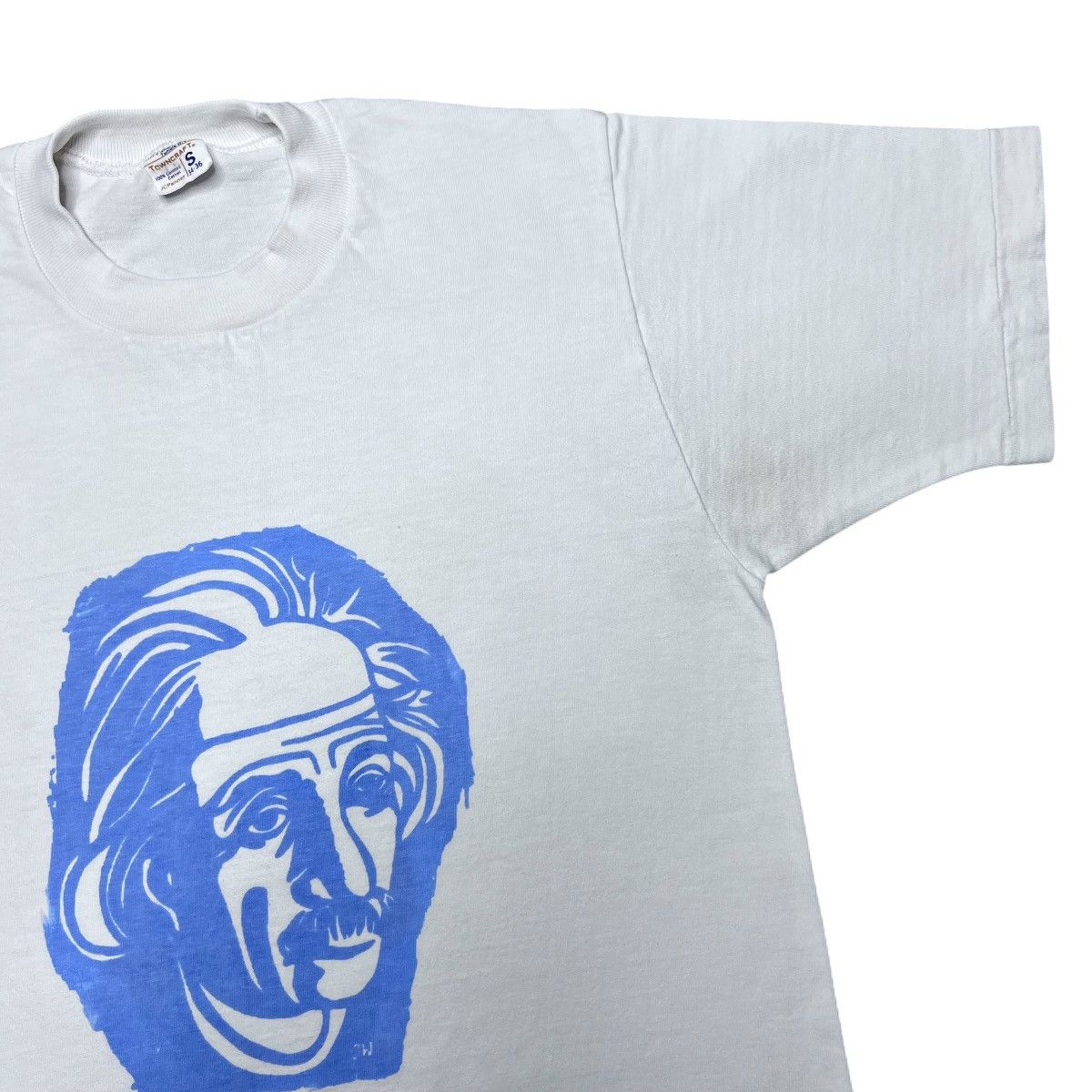 Vintage Vtg 1970s Albert Einstein Towncraft Water Based Graphic Tee Size US S / EU 44-46 / 1 - 8 Thumbnail