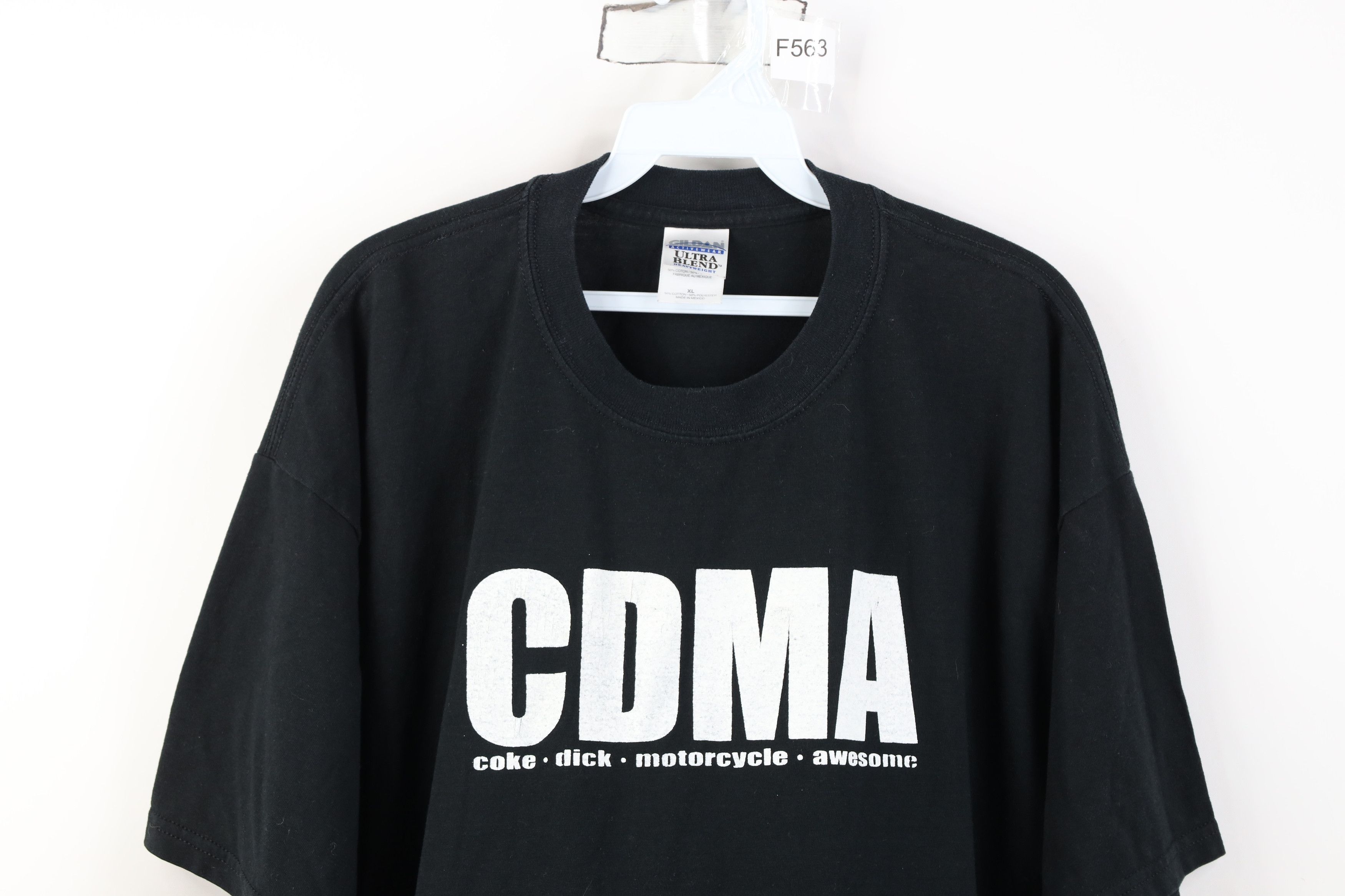 Vintage Vintage Y2K Coke Dick Motorcycle Awesome Band T-Shirt Black Size US XL / EU 56 / 4 - 2 Thumbnail