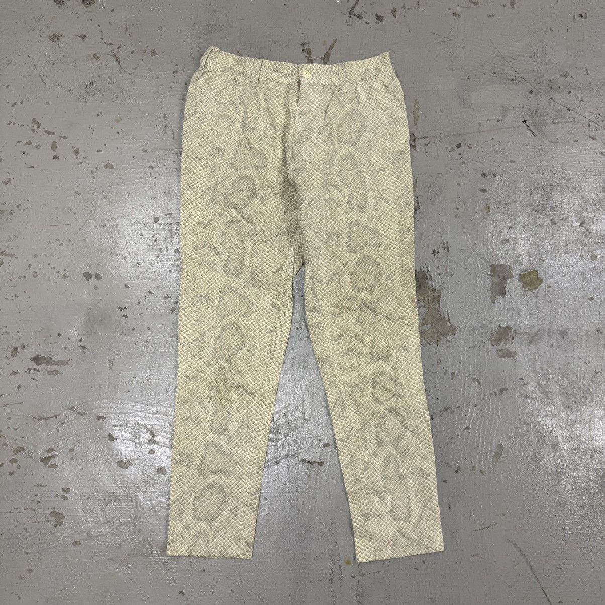 Yasuyuki Ishii Yasuyuki Ishii Inspired Snakeskin print Pants Size US 28 / EU 44 - 1 Thumbnail