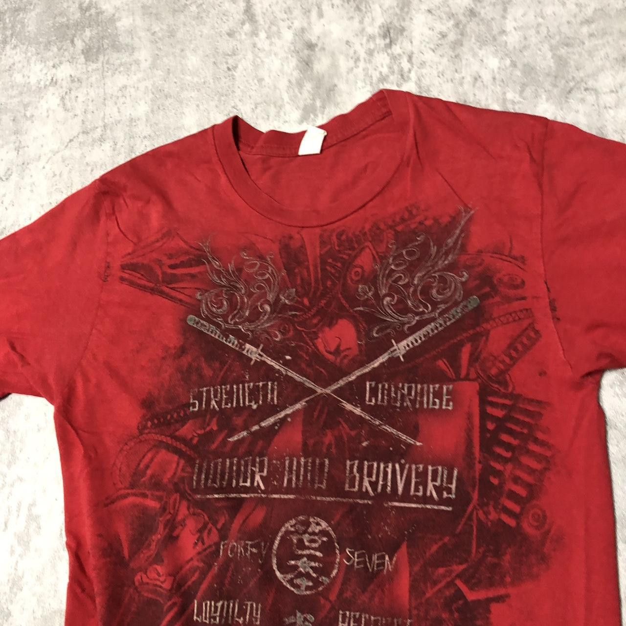 Other Red and black graphic tee with a streetwear vibe #grunge Size US M / EU 48-50 / 2 - 2 Thumbnail