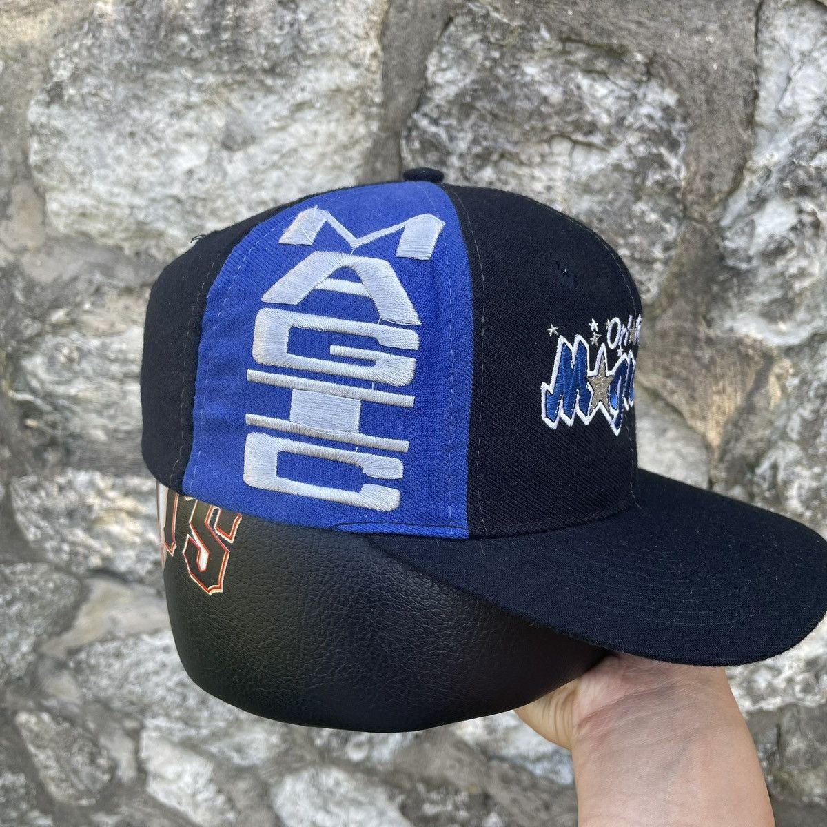 Signatures Vintage Orlando Magic Signature AJD Snapback Hat Wool Size ONE SIZE - 3 Thumbnail