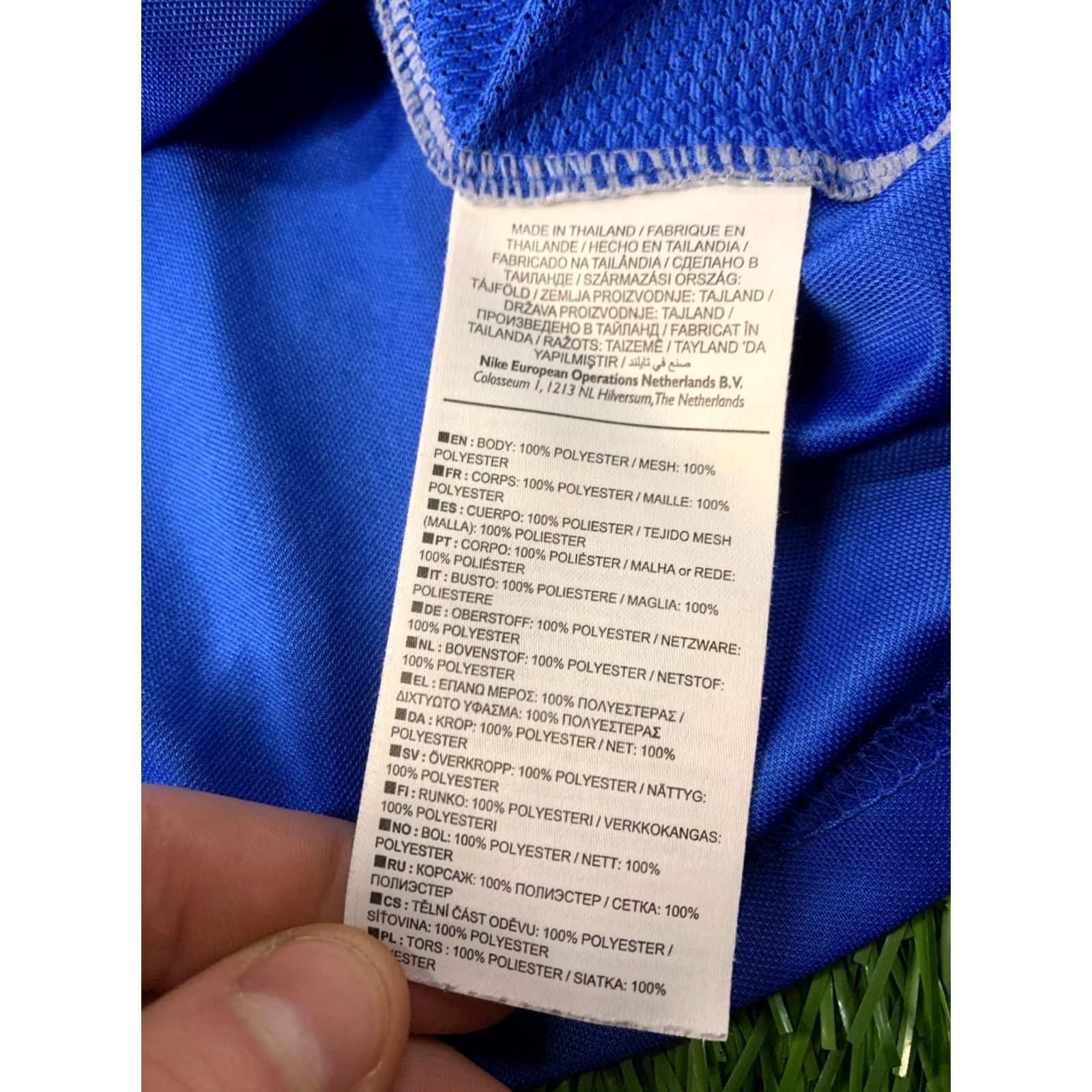 Nike NIKE DRI-FIT PARK ORIGINAL 2014 MEN SHIRT JERSEY TEE SIZE S BLUE Football Short Sleeve Crew Neck Nike Park Mens Shirt Size US S / EU 44-46 / 1 - 7 Thumbnail