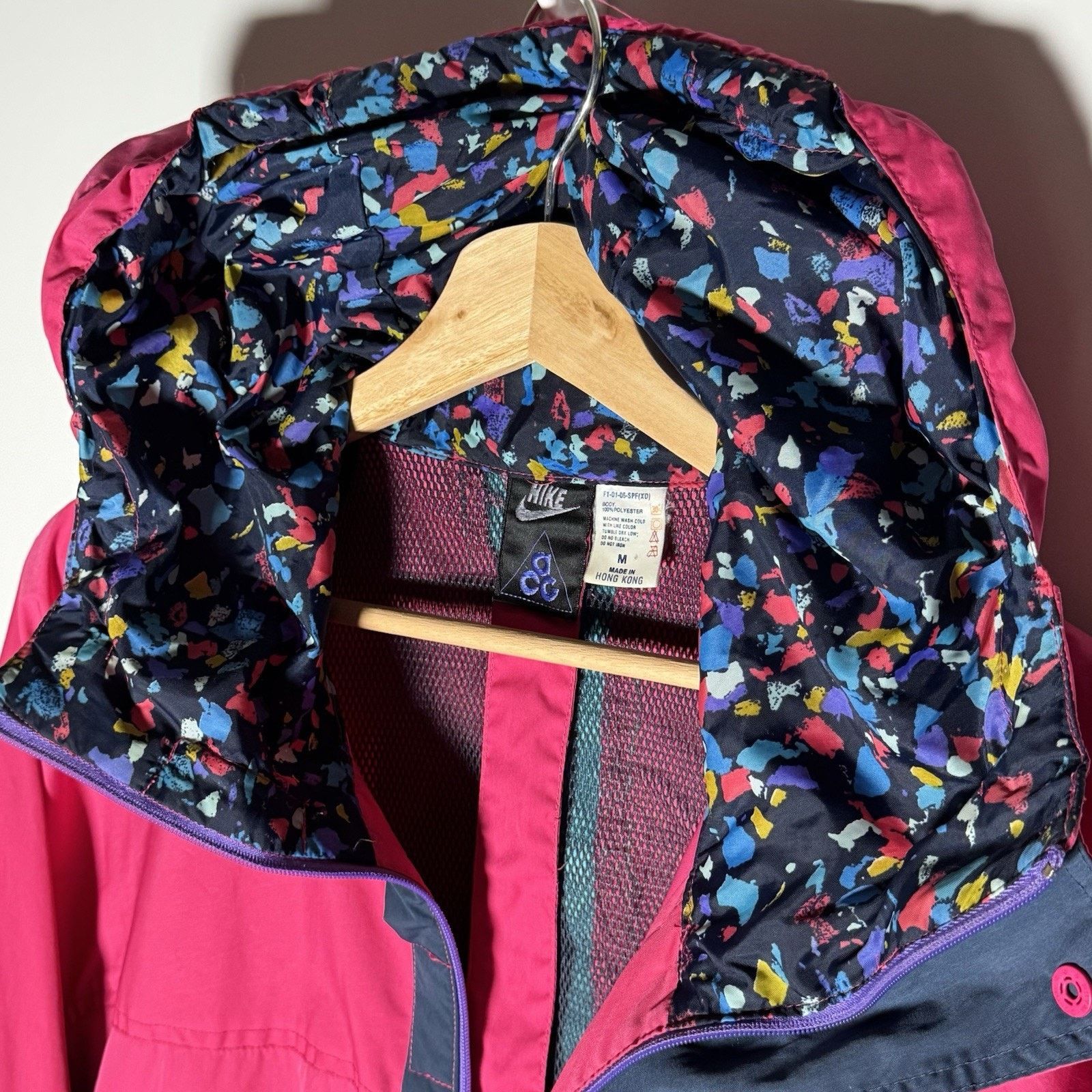 Nike × Nike ACG × Vintage RARE VTG 1990’s Nike ACG Pullover Anorak Windbreaker Med Size US L / EU 52-54 / 3 - 11 Thumbnail