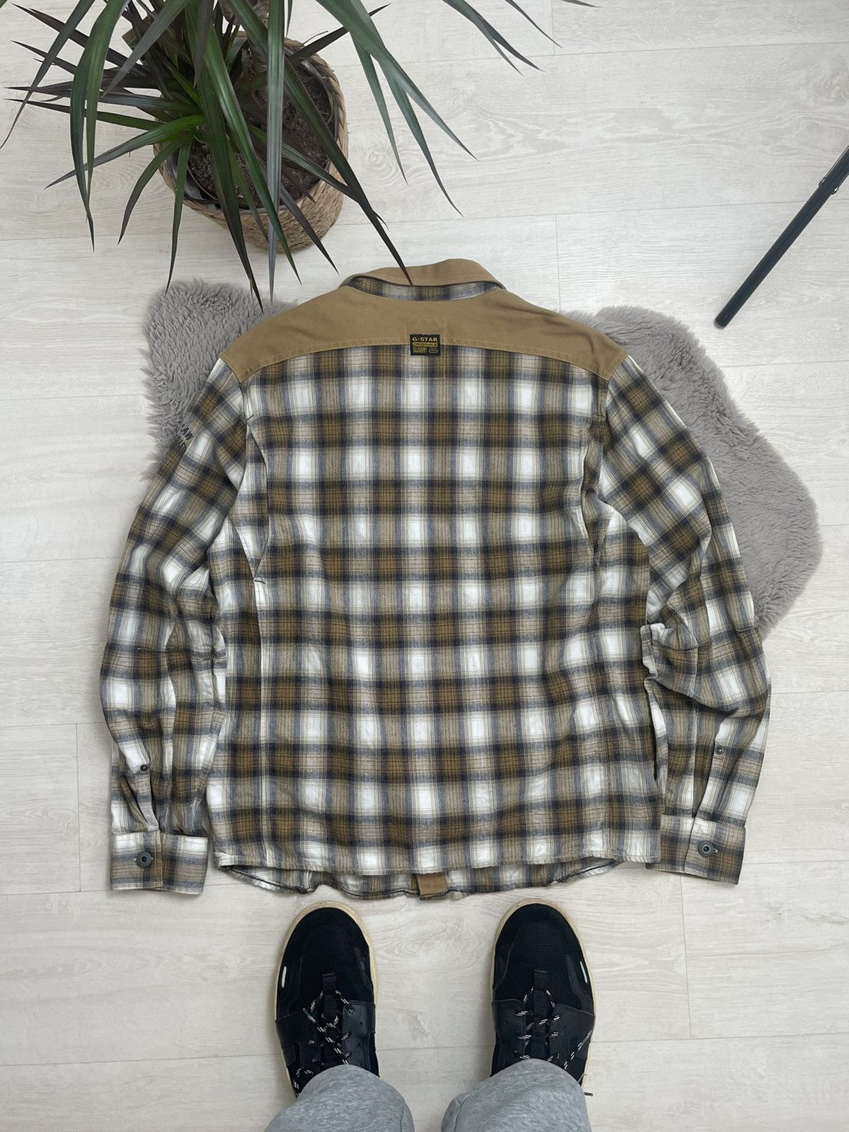 G-Star × Vintage G-star Raw Vintage Shirt Detroit Style Y2k Size US XL / EU 56 / 4 - 7 Thumbnail