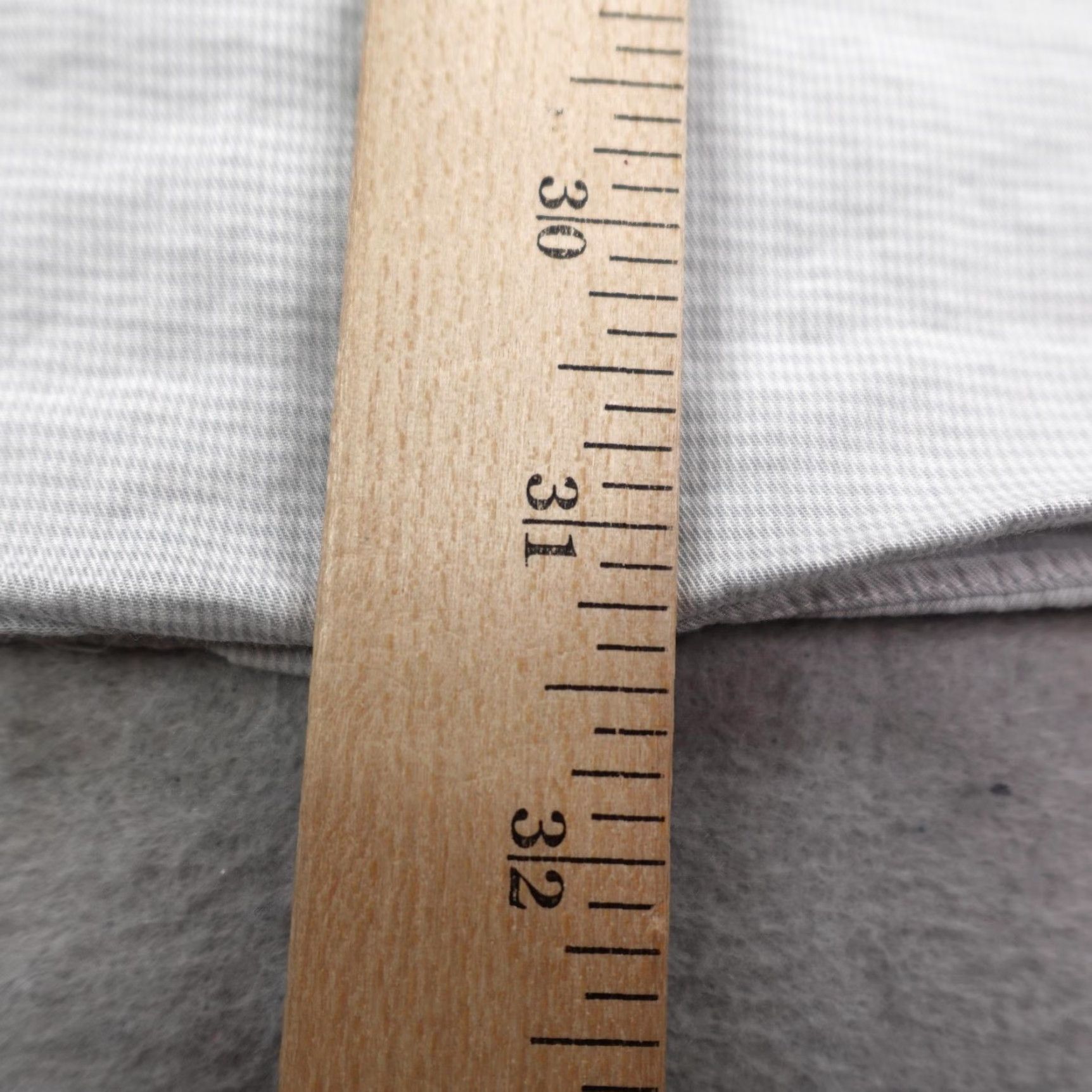 Proper Cloth PROPER CLOTH Dress Shirt Mens XL Gray White Micro Check Long Sleeve Cotton Size US XL / EU 56 / 4 - 7 Thumbnail
