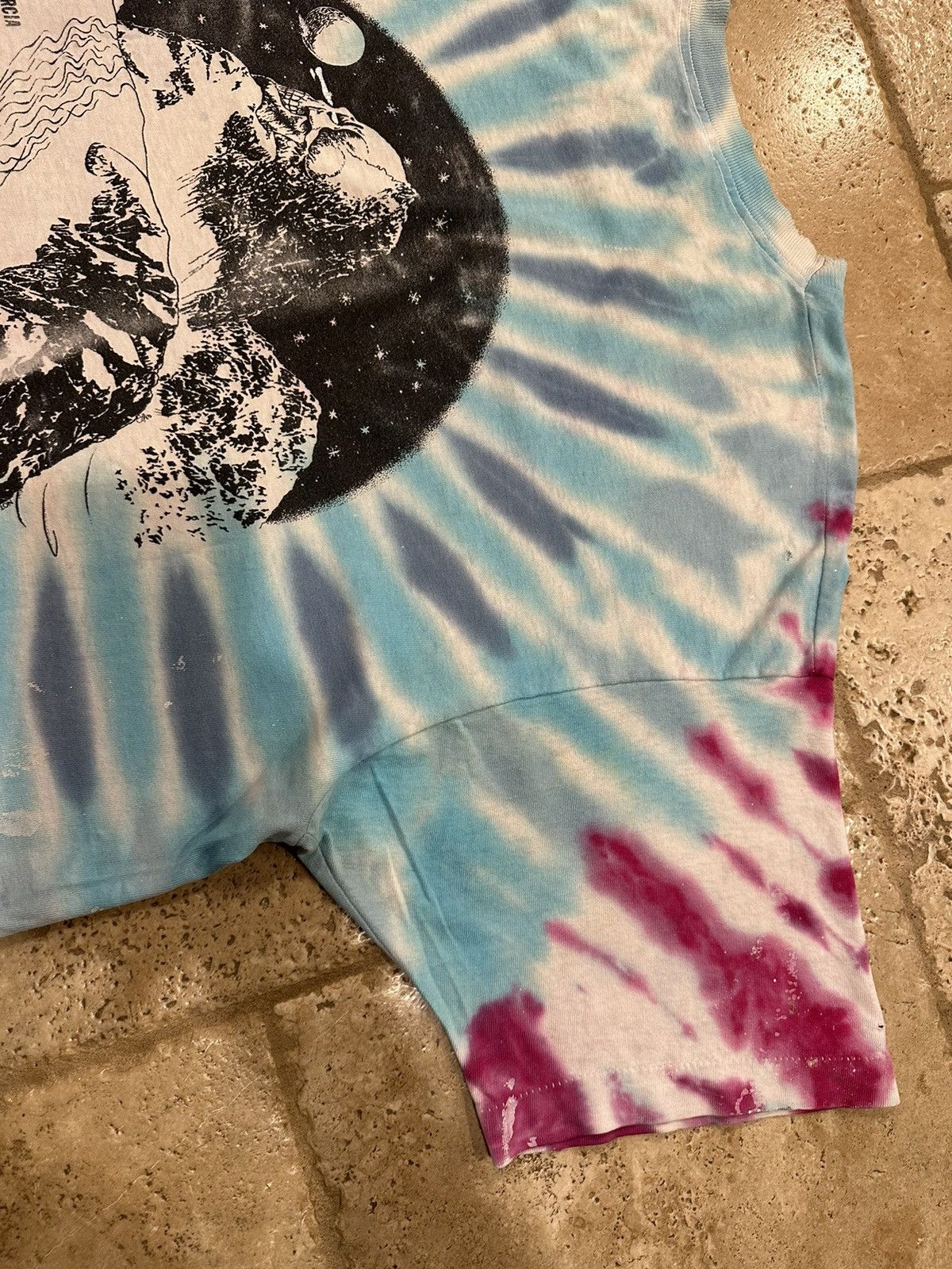 Band Tees Vintage Grateful Dead Ski Skeleton Snow Tie Dye 1990s Tee Size US XXL / EU 58 / 5 - 15 Thumbnail