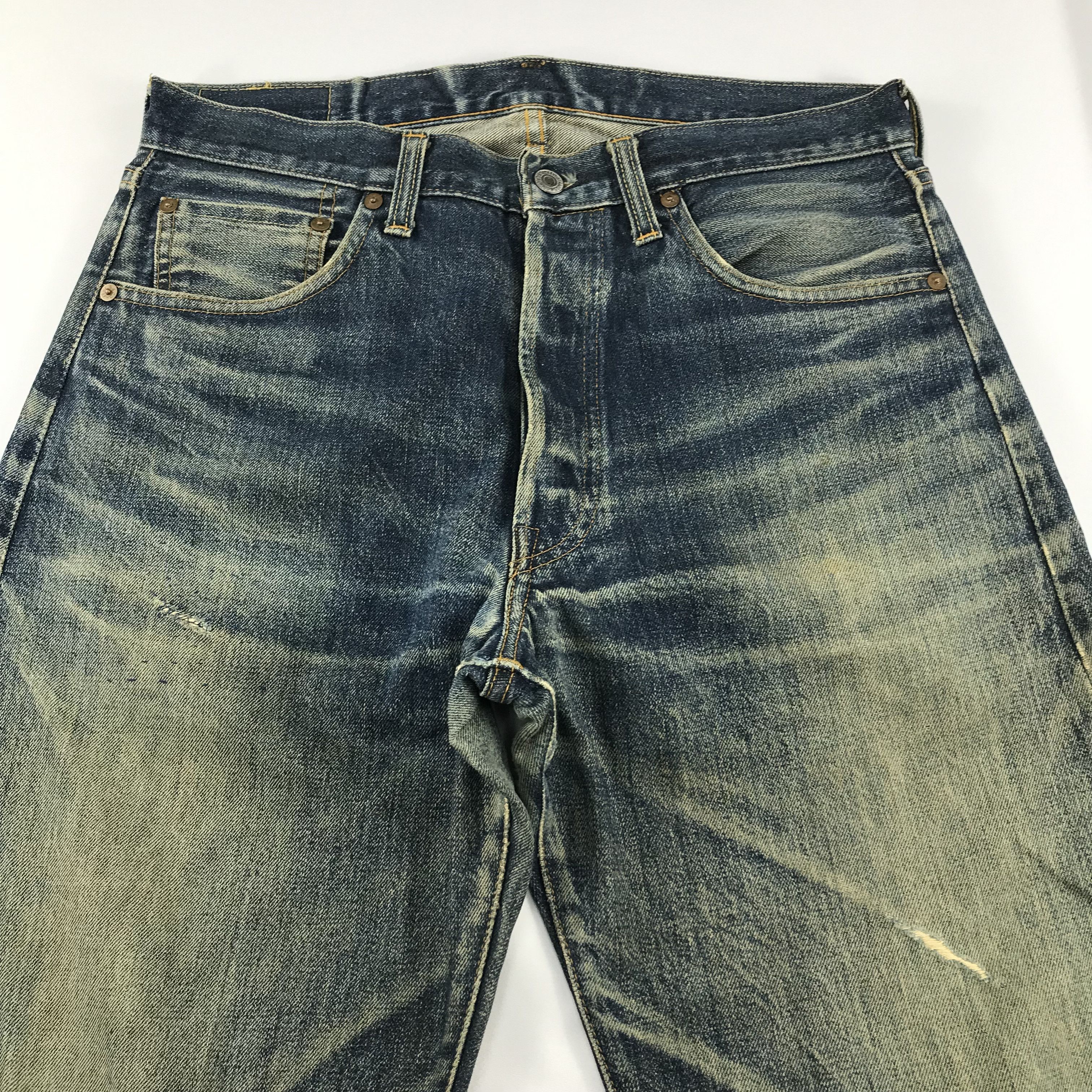 Levi's Vintage Levis 501 Big E Selvedge Denim Jeans Size US 32 / EU 48 - 3 Thumbnail