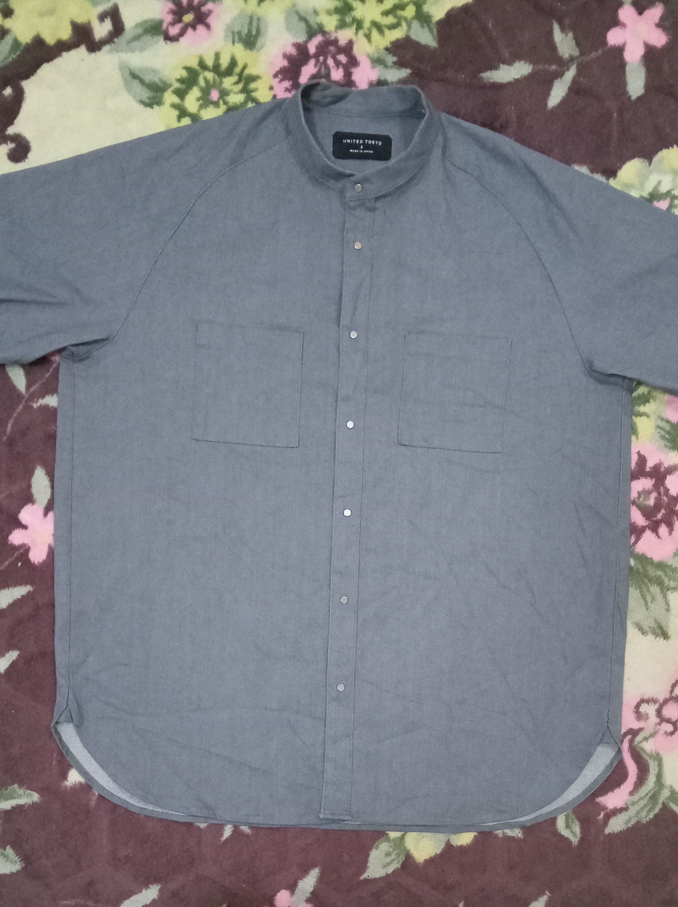 Japanese Brand United Tokyo Snap Buttons Rare Denim Shirt Size US L / EU 52-54 / 3 - 2 Thumbnail