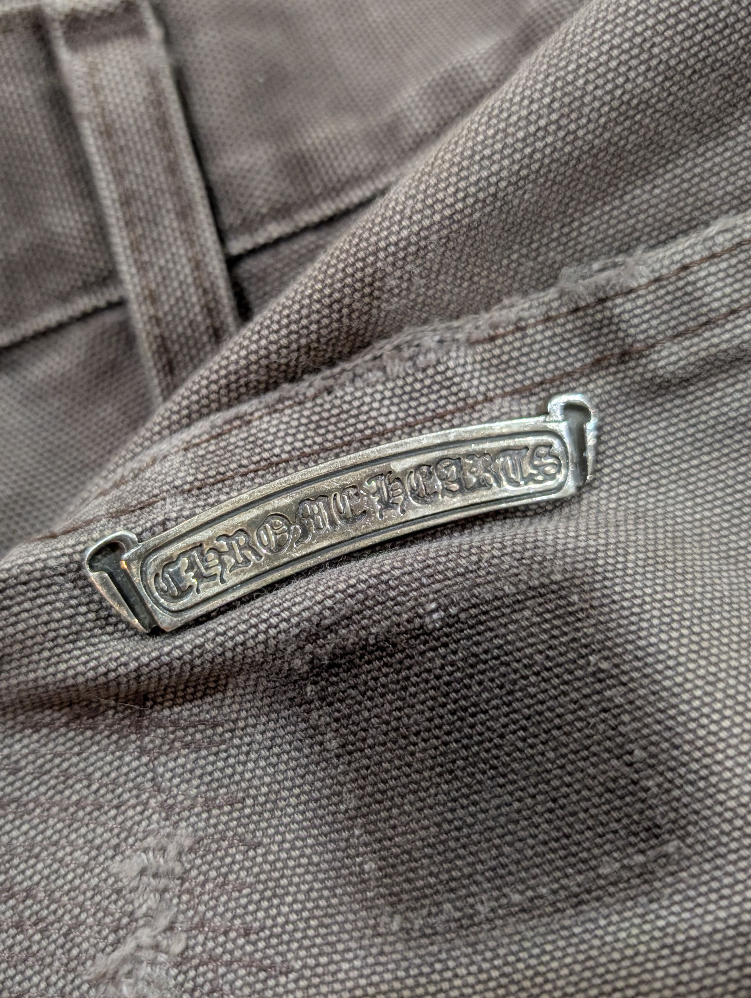 Chrome Hearts Chrome Hearts Vegas Carhartt Star Patch Double Knee Brown Size US 33 - 13 Thumbnail