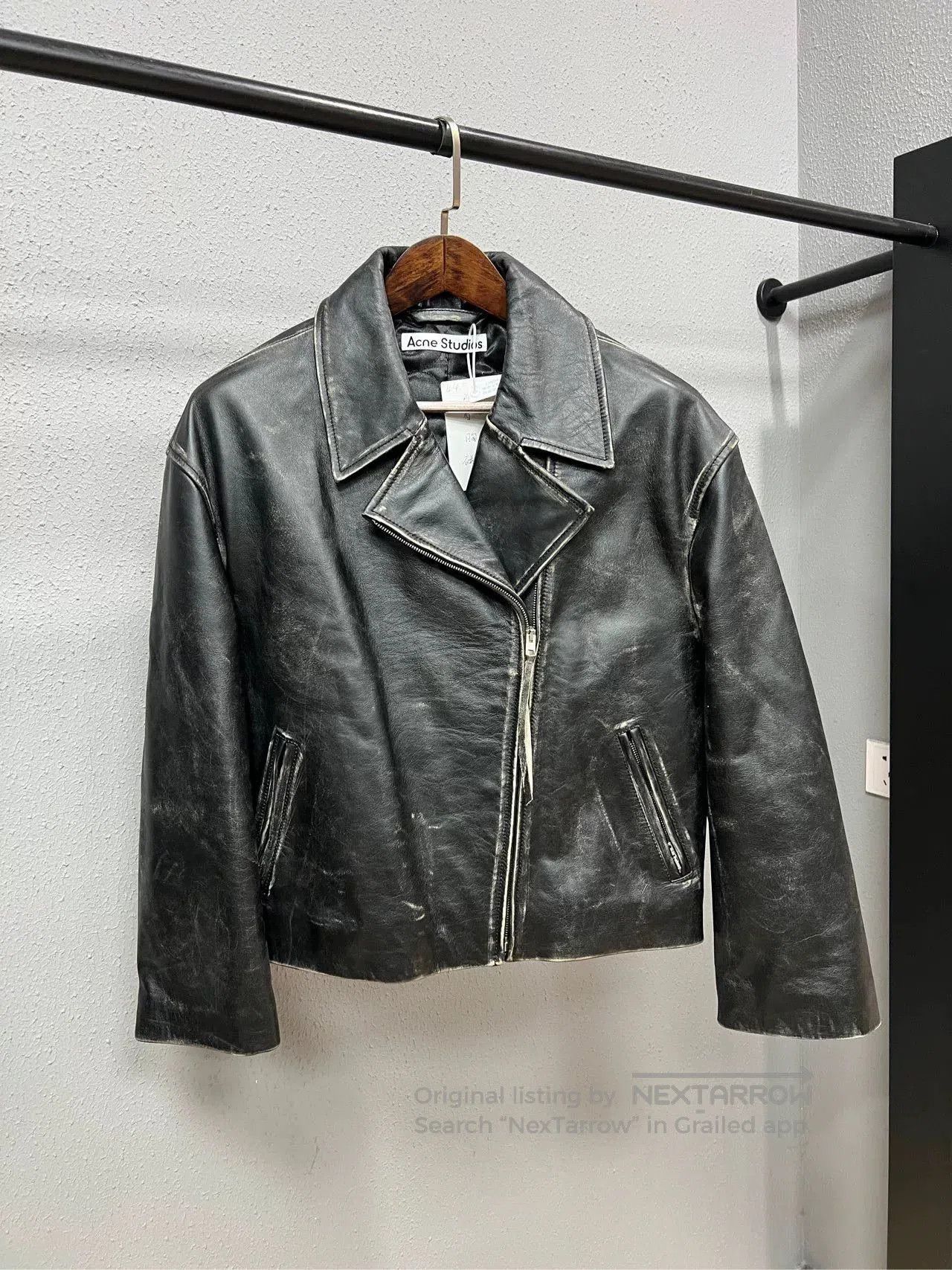 Acne Studios Acne Studios Vintage Leather Jacket Size 34. Size XS / US 0-2 / IT 36-38 - 1 Thumbnail