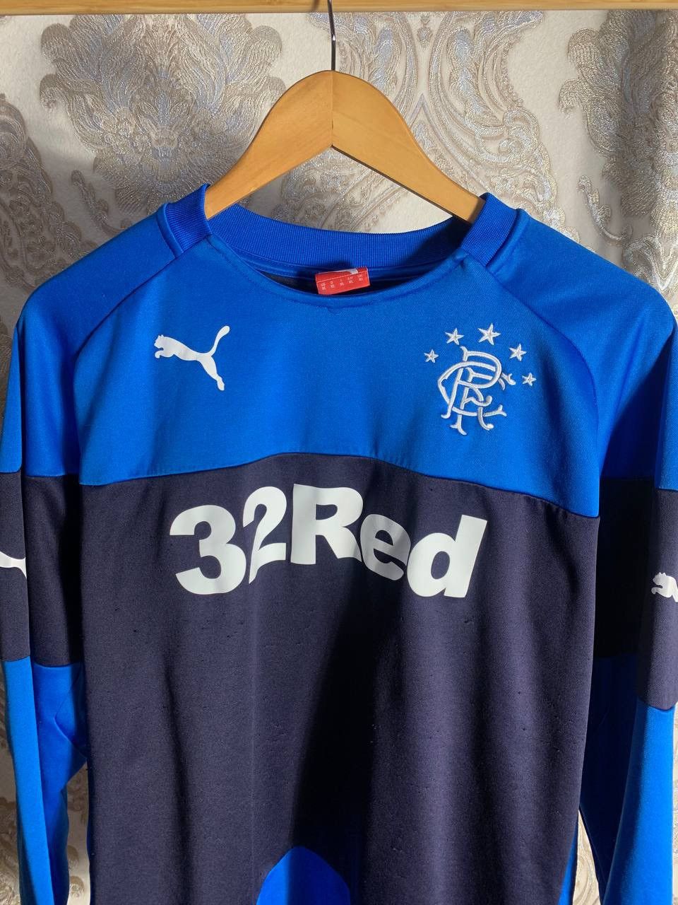Puma VERY RARE PUMA FC RANGERS SCOTLAND SOCCER JERSEY RETRO BLOKE Size US XL / EU 56 / 4 - 3 Thumbnail