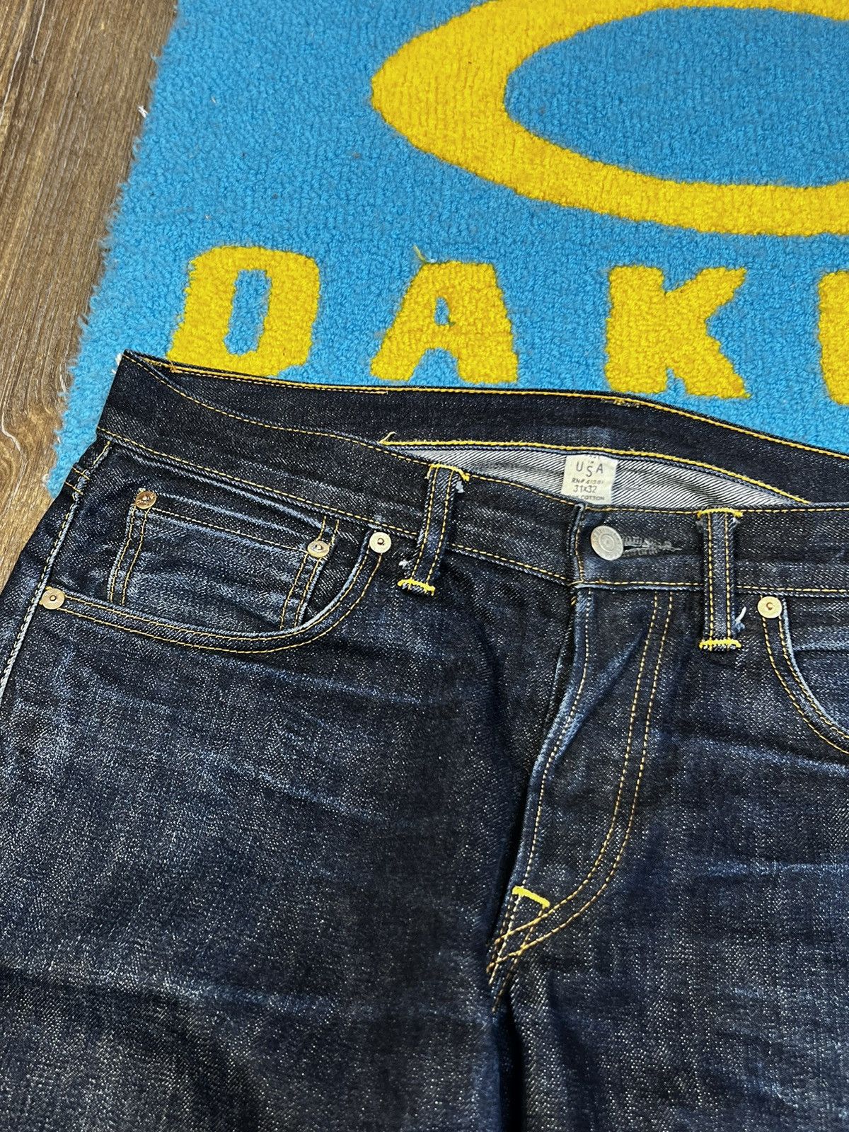 Polo Ralph Lauren × RRL Ralph Lauren × Vintage Double RL Polo Ralph Blue Denim Selvedge Pant size 31x32 Size US 31 - 4 Thumbnail