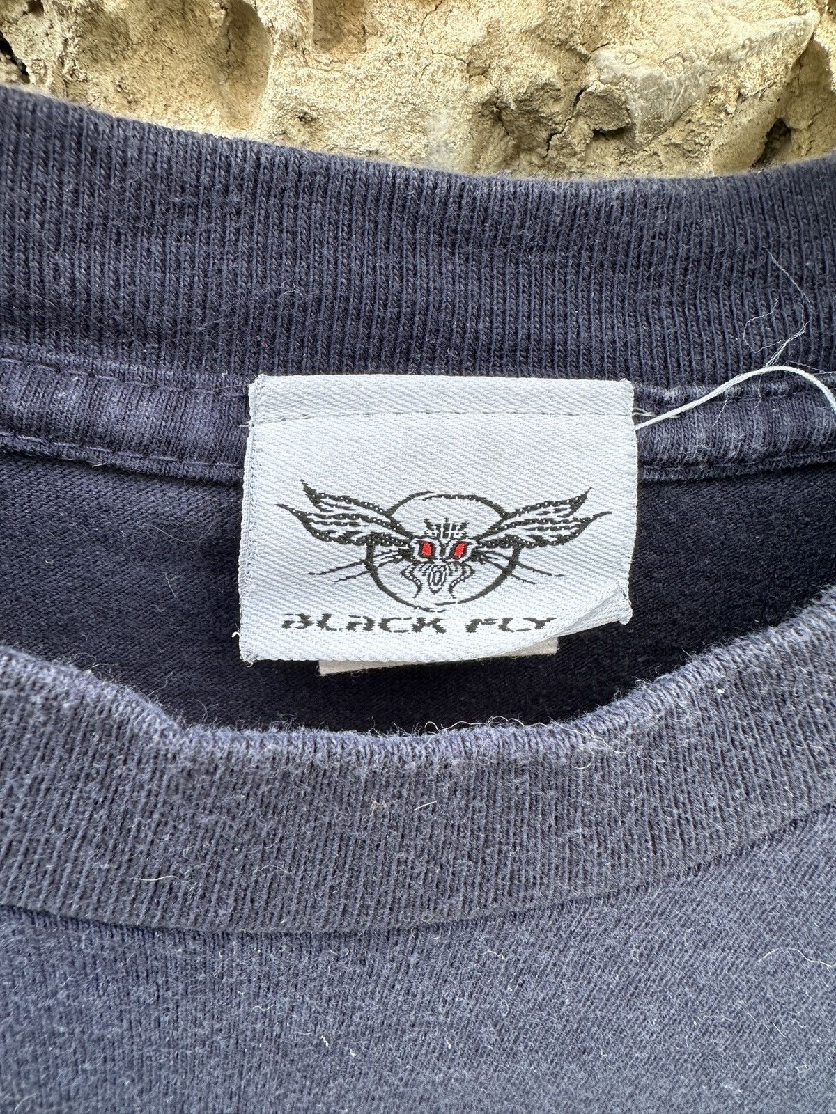 Vintage Super rare Black Flys 90s skate t-shirt Size US M / EU 48-50 / 2 - 3 Thumbnail