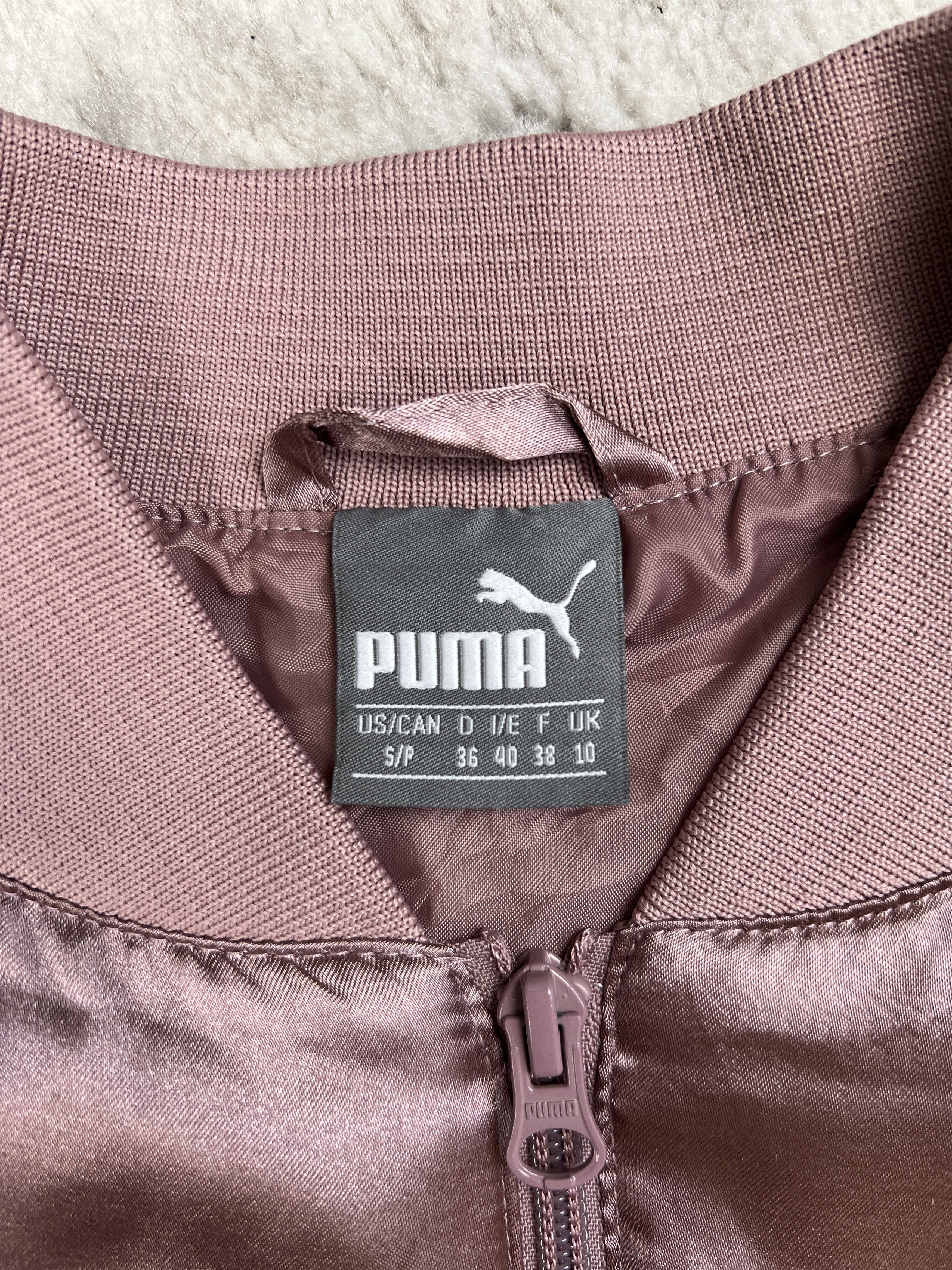 Puma PUMA T7 Satin Bomber Track Jacket Pink Rose Size S / US 4 / IT 40 - 21 Thumbnail