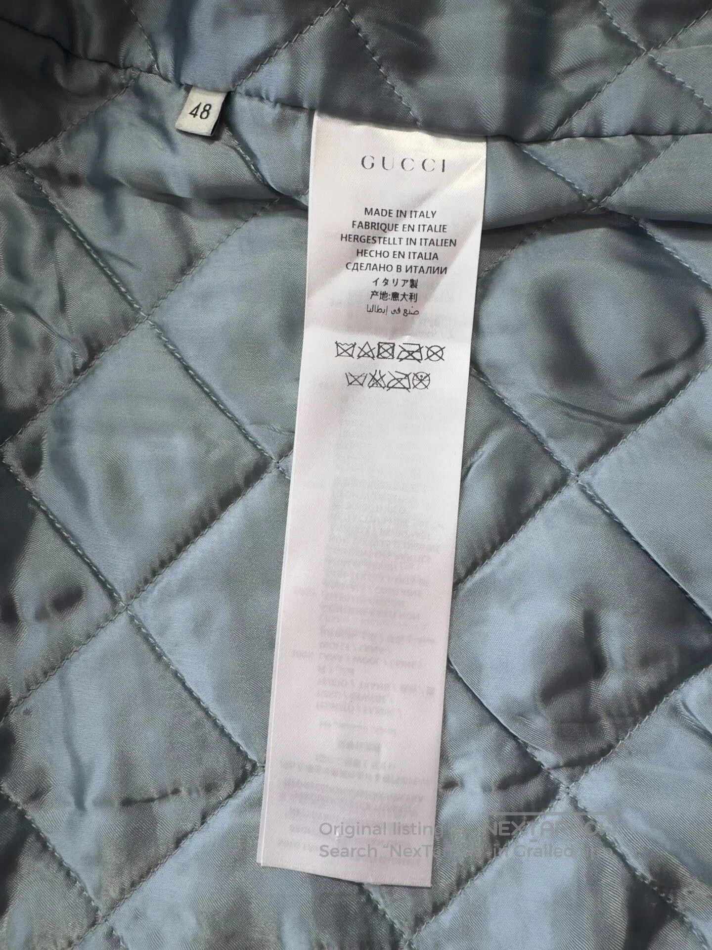 Gucci Gucci Floral Studded Embroidered Wool Jacket. Size US L / EU 52-54 / 3 - 7 Thumbnail