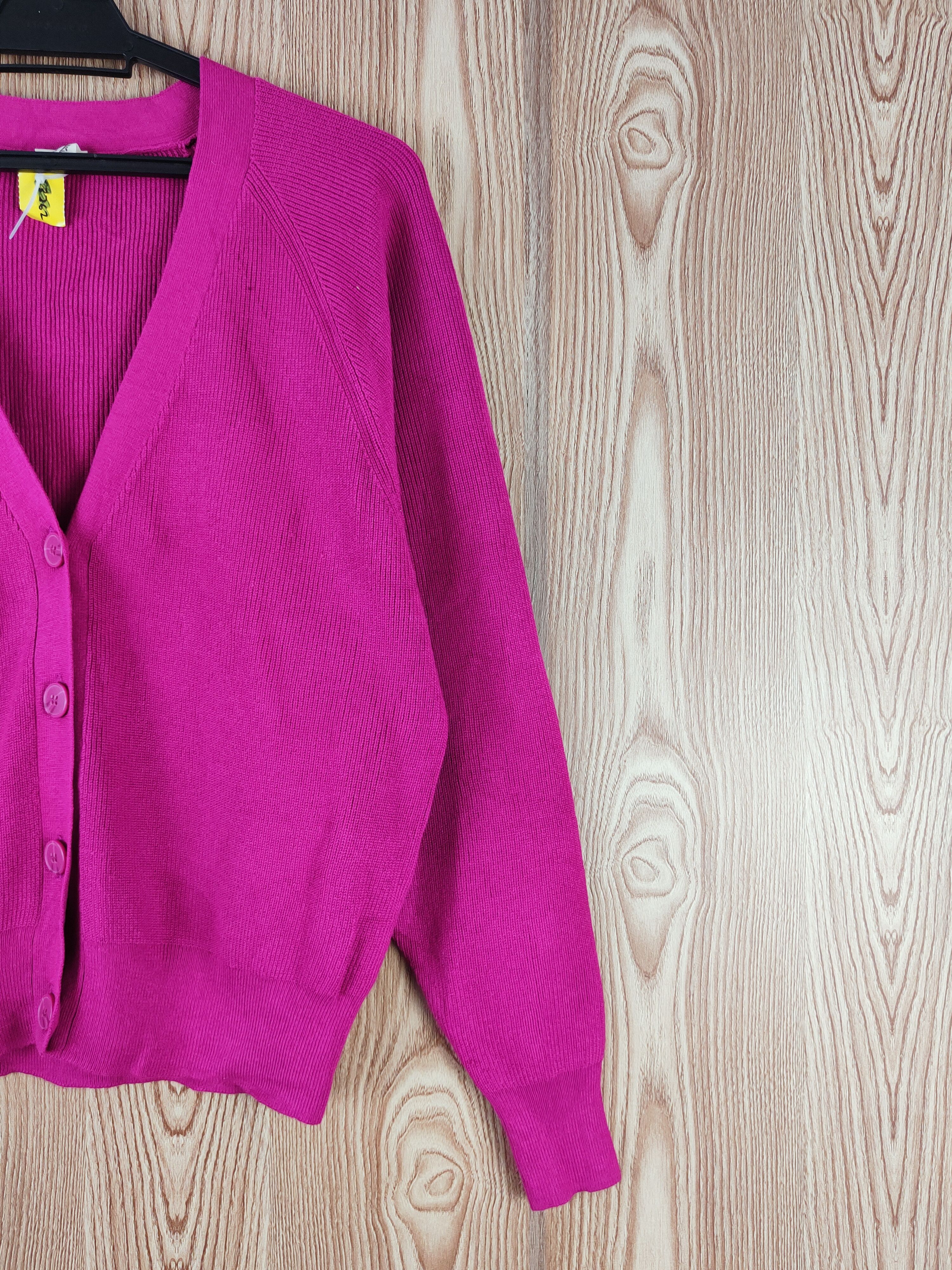Homespun Knitwear AG Purple Knitwear Cardigan japan #W062 Size US S / EU 44-46 / 1 - 5 Thumbnail