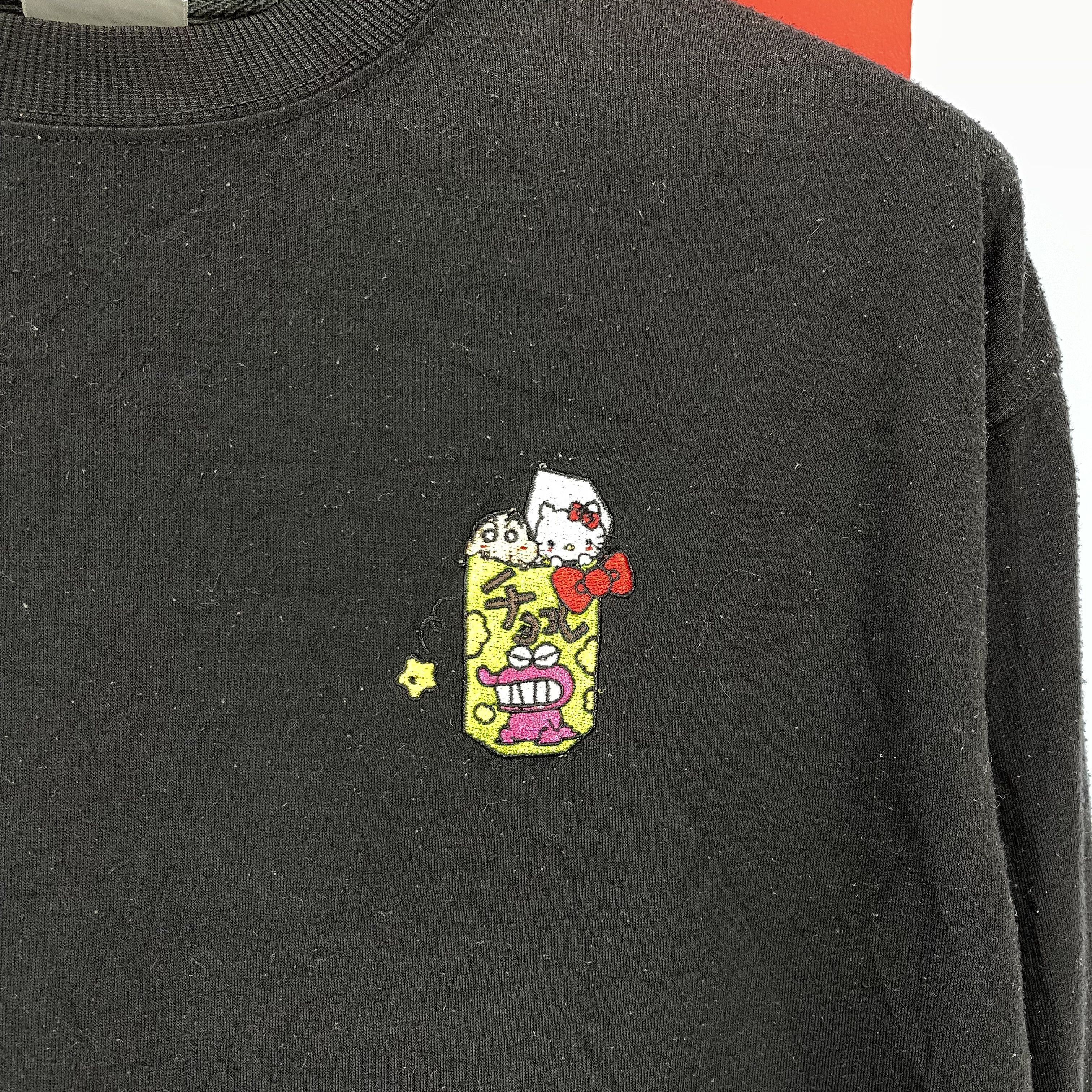 Anime HELLO KITTY x CRAYON SHIN CHAN Crew Neck Sweatshirt #1437/AX Size US M / EU 48-50 / 2 - 4 Thumbnail