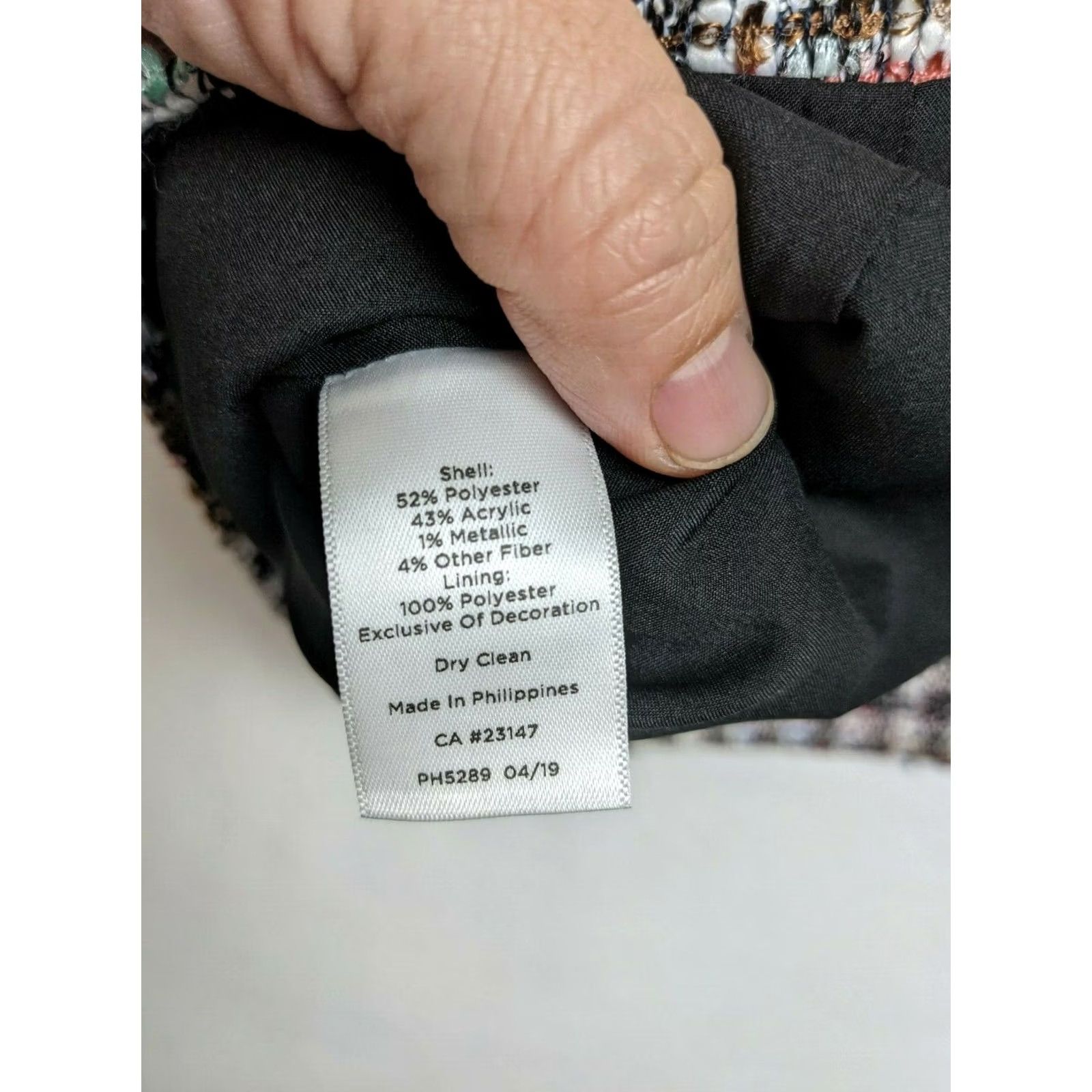 Talbots TALBOTS Skirt Plaid Pencil Straight Lining Knit Petite 6P Multicolor Womens Carded Brand Size 28" / US 6 / IT 42 - 7 Thumbnail