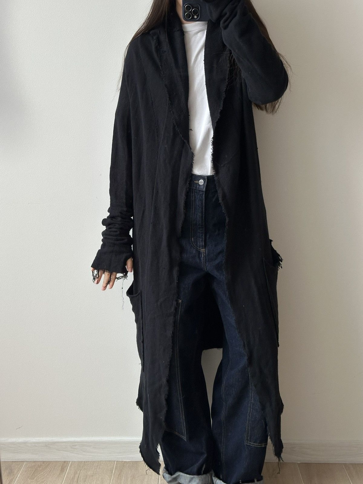 Thom Krom Thom Krom M SJ 137 Asymmetric Avant Garde Long Cardigan Size US M / EU 48-50 / 2 - 4 Thumbnail