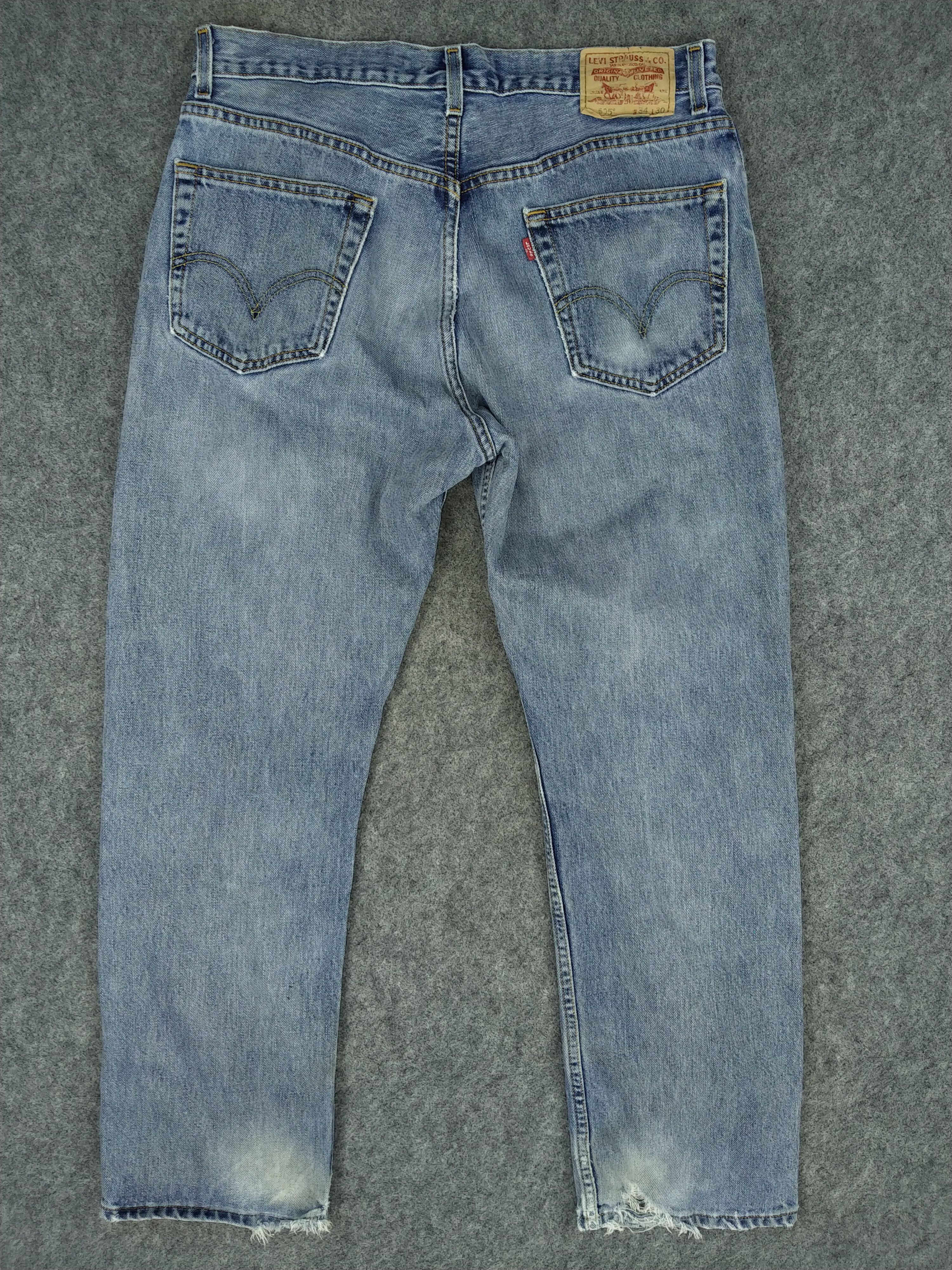 Levi's Faded Blue Vintage Levi's 505 Regular Fit Denim JN464 Size US 34 / EU 50 - 2 Thumbnail
