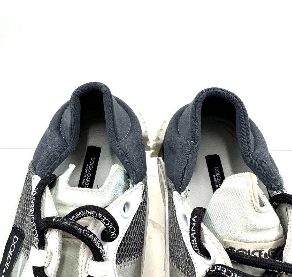 Dolce & Gabbana Dolce & Gabbana DG Gray White Men's Casual Sneakers K12 Size US 9 / EU 42 - 3 Thumbnail