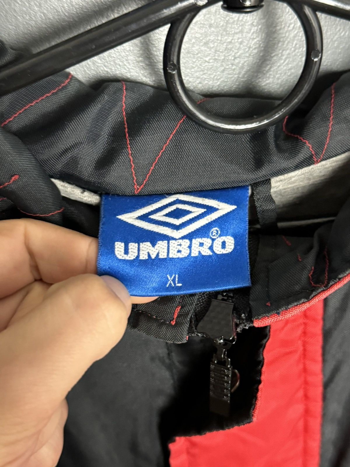 Umbro Vintage Manchester United Sharp Training Football Jacket Size US XL / EU 56 / 4 - 21 Thumbnail