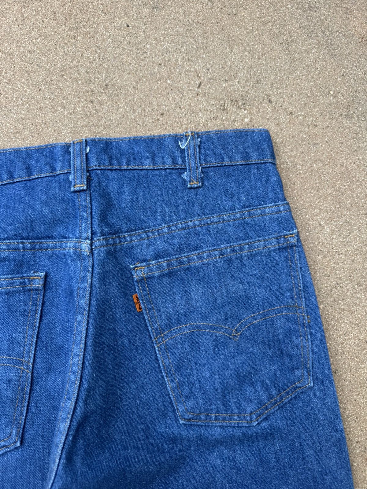 Levi's × Vintage Vtg 70’s Levi’s 646 Orange Tab Bellbottom Flare Jeans 33x29 Size US 33 - 8 Thumbnail