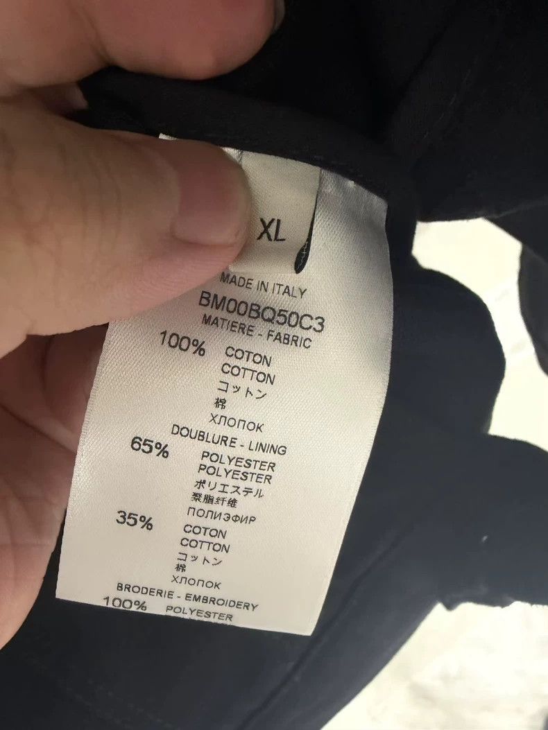Givenchy Givenchy Black Back Embroidery Logo Denim Jacket Size US XL / EU 56 / 4 - 4 Thumbnail