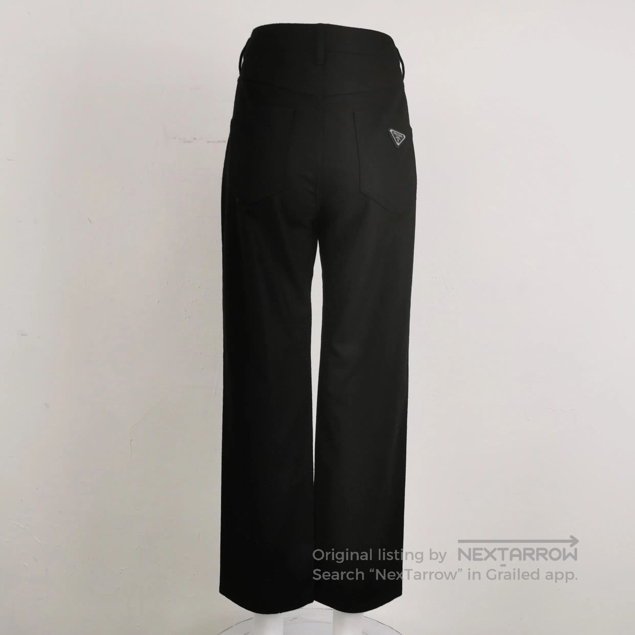 Prada Prada Wool Blend Triangle Logo Long Pants . Size 22" - 1 Thumbnail