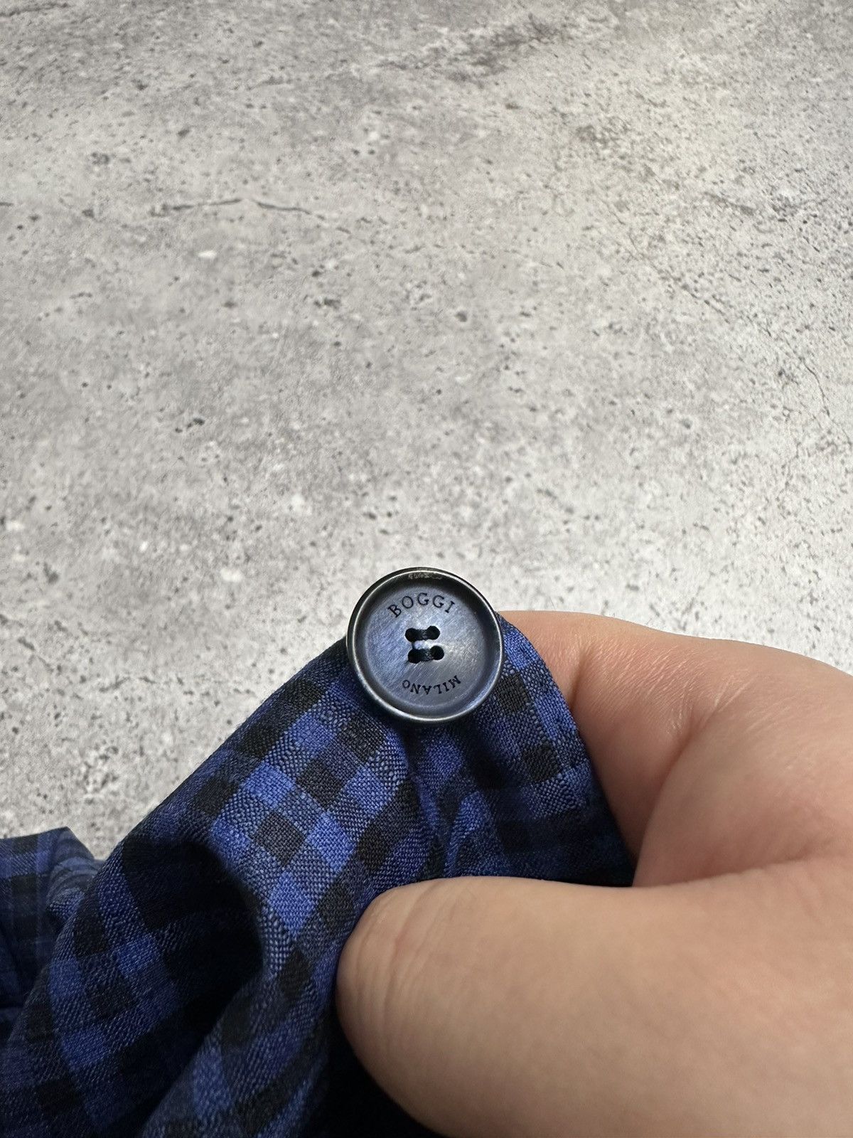 Boggi Boggi Milano Reda 1865 Blue Plaid Light Wool Button Blazer Size US S / EU 44-46 / 1 - 17 Thumbnail