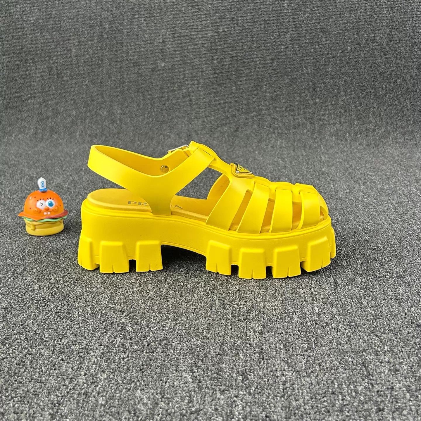Prada Prada Yellow Platform Sandal HB6844 Size 37 Size US 6.5 / IT 36.5 - 4 Thumbnail