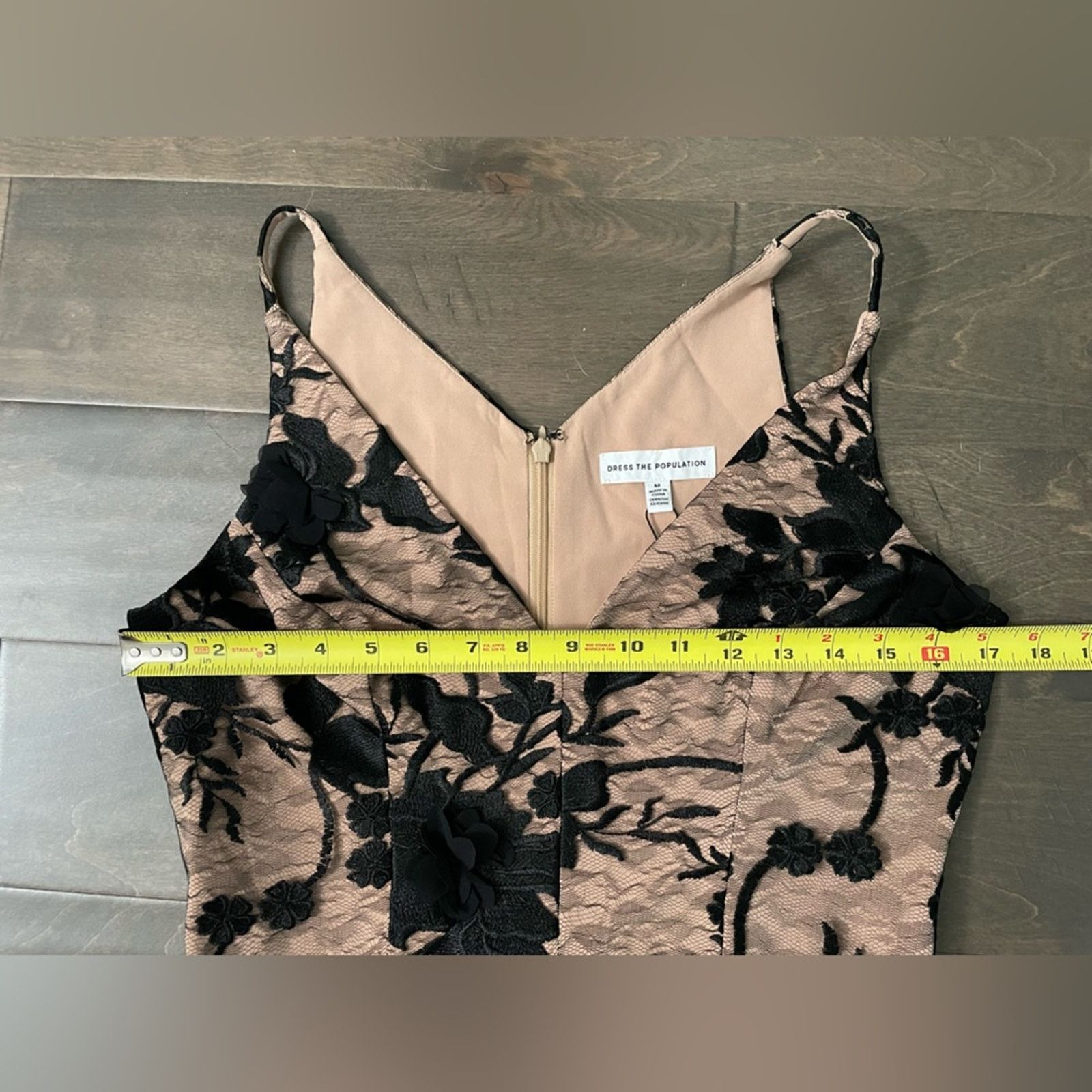 Dress the Population Dress the Population Plunging Gown Sleeveless Floral Dress M Size M / US 6-8 / IT 42-44 - 10 Thumbnail