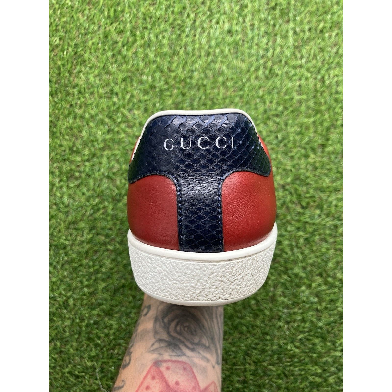 Gucci Gucci Ace ' Red ' | EXCELLENT CONDITION! Size US 7.5 / EU 40-41 - 3 Thumbnail