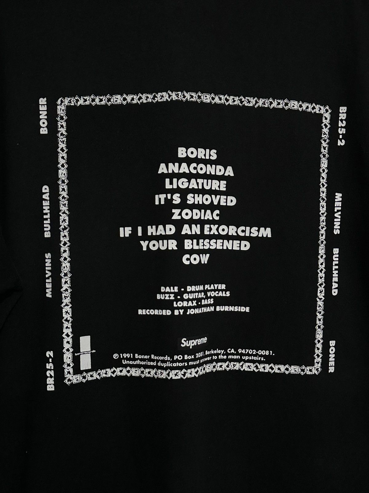 Supreme Supreme Melvins Bullhead Tee Size US L / EU 52-54 / 3 - 4 Thumbnail