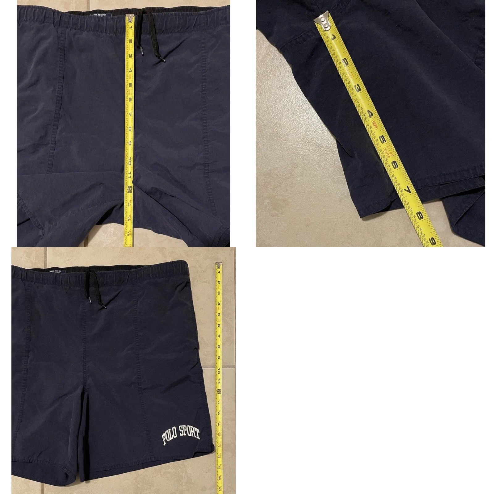 Polo Ralph Lauren VINTAGE Polo Ralph Lauren Spellout Board Shorts Trunks XL Blue Surf Sailing 90s USA Flag Motorsports Hip Hop Grunge Retro nautical Size US XL / EU 56 / 4 - 8 Thumbnail