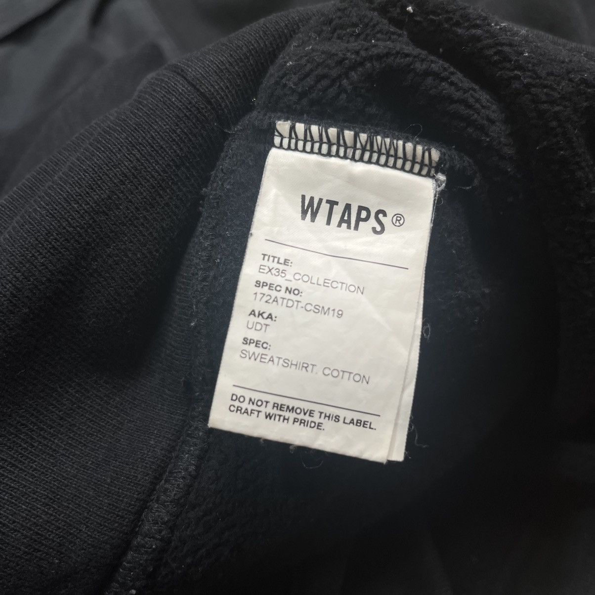 Wtaps Wtaps udt military pouch hoodie sweatshirt cotton Size US L / EU 52-54 / 3 - 7 Thumbnail