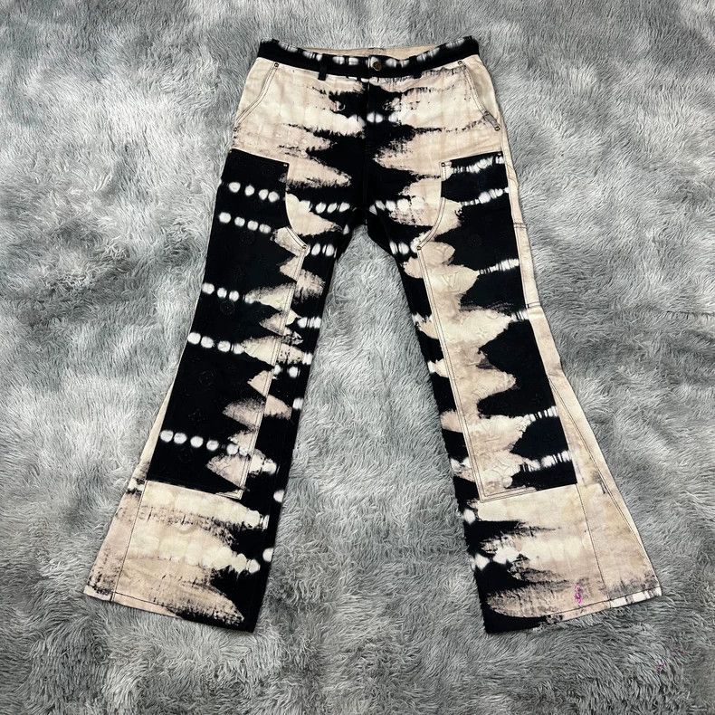Louis Vuitton louis vuitton Felling Pants Splash Ink to Make Old Overalls Size US 31 - 1 Thumbnail