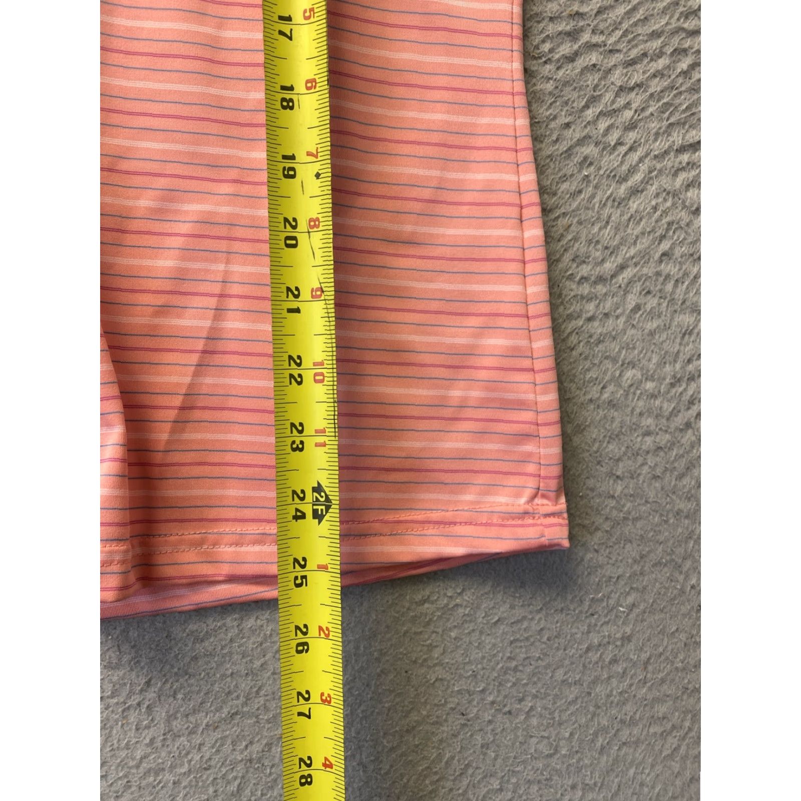 Pinko Bolle Pink Patterned Golf Shirt Stripes L Polo Women Short Sleeve Tech Size Large /115-39 Size L / US 10 / IT 46 - 4 Thumbnail