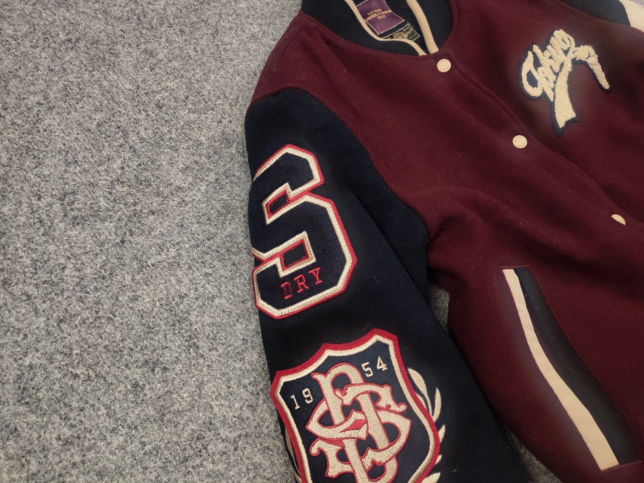 Japanese Brand Superdry Vintage Japan Varsity letterman bomber Wool Jacket Size M / US 6-8 / IT 42-44 - 8 Thumbnail