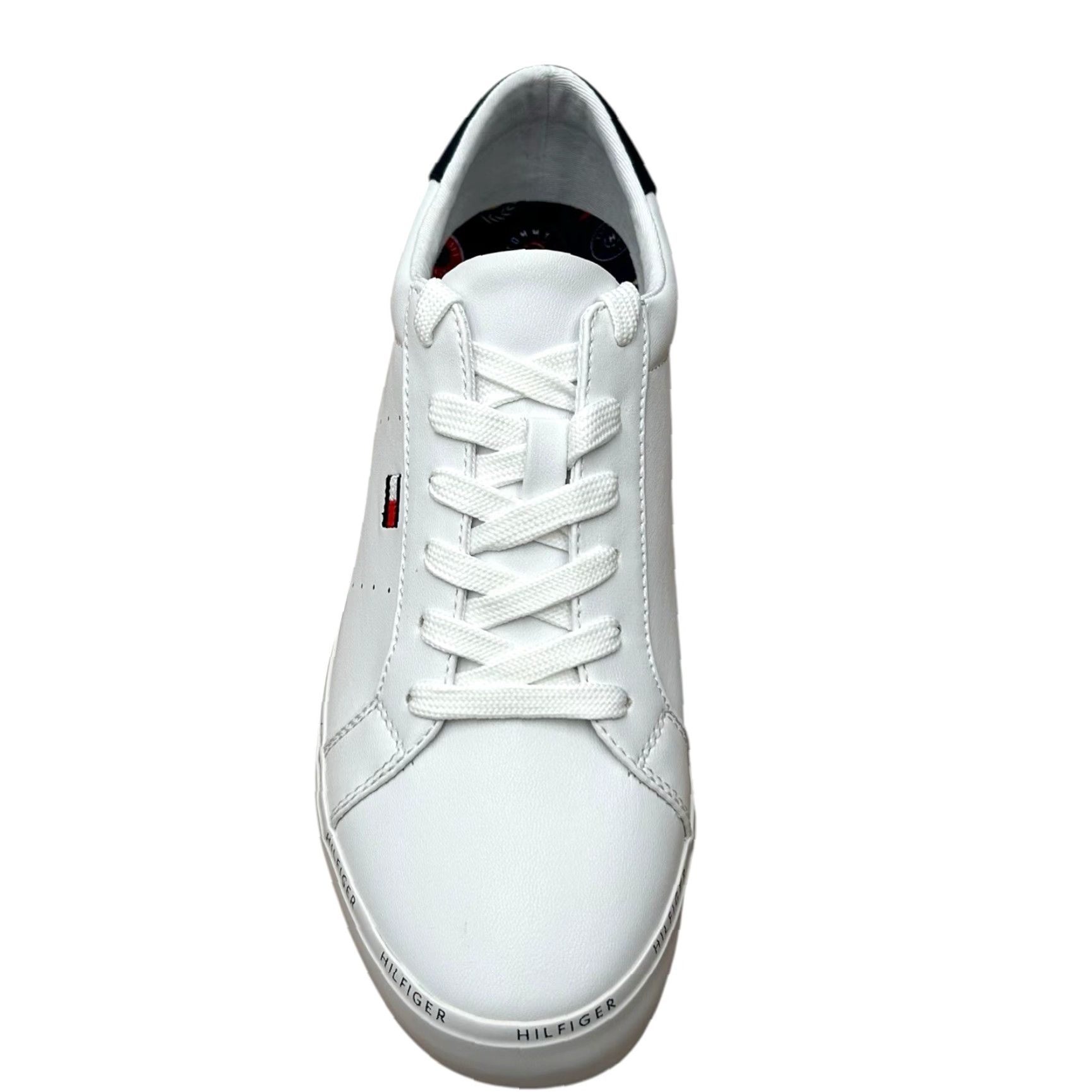 Tommy Hilfiger Tommy Hilfiger Women's Henissly Sneaker Size 8 White Lace Up Casual Stylish Shoe Size US 8 / IT 38 - 5 Thumbnail