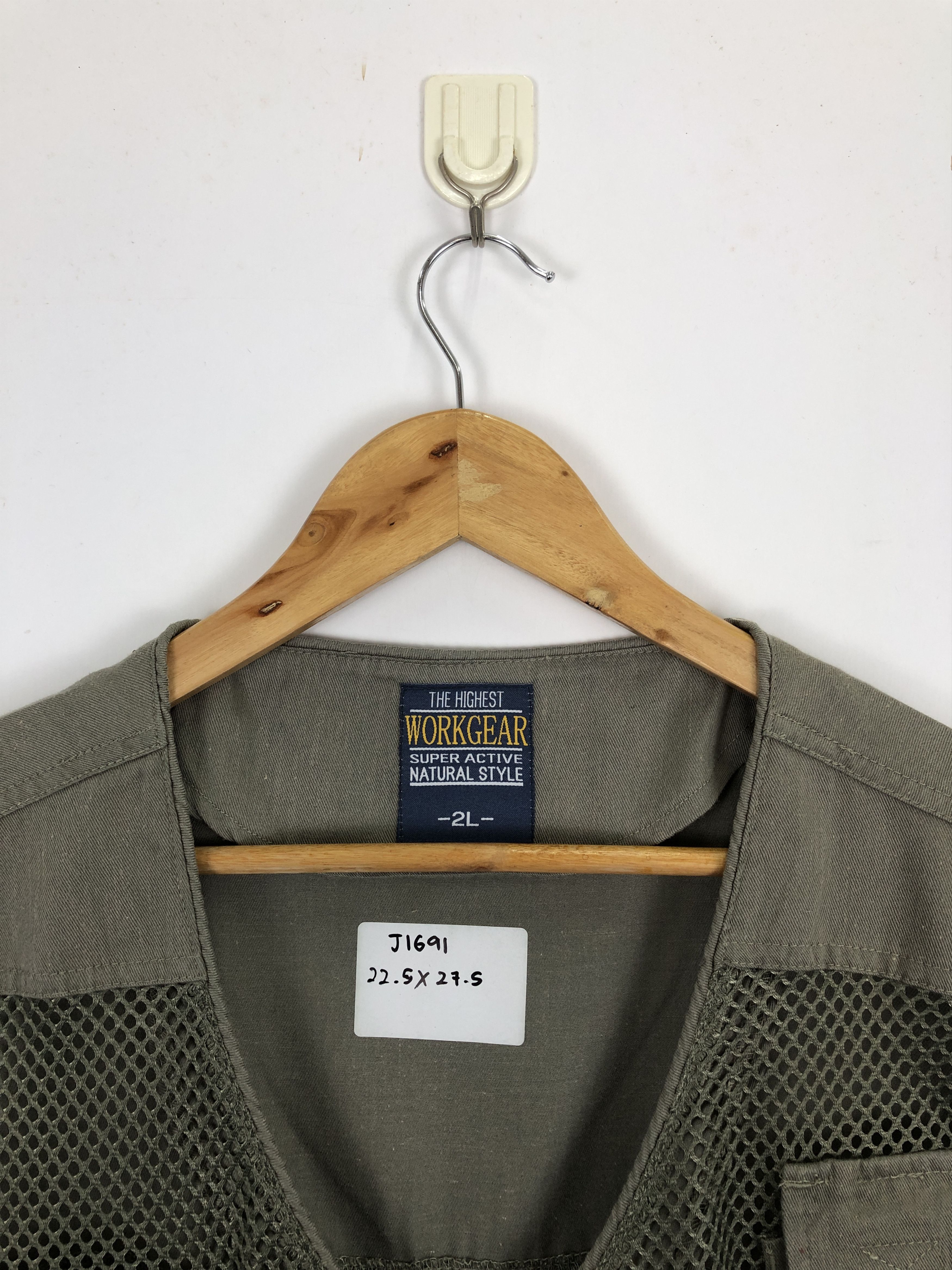Japanese Brand Vintage Japanese Brand Multi Pocket Tactical Vest J1691 Size US XL / EU 56 / 4 - 8 Thumbnail